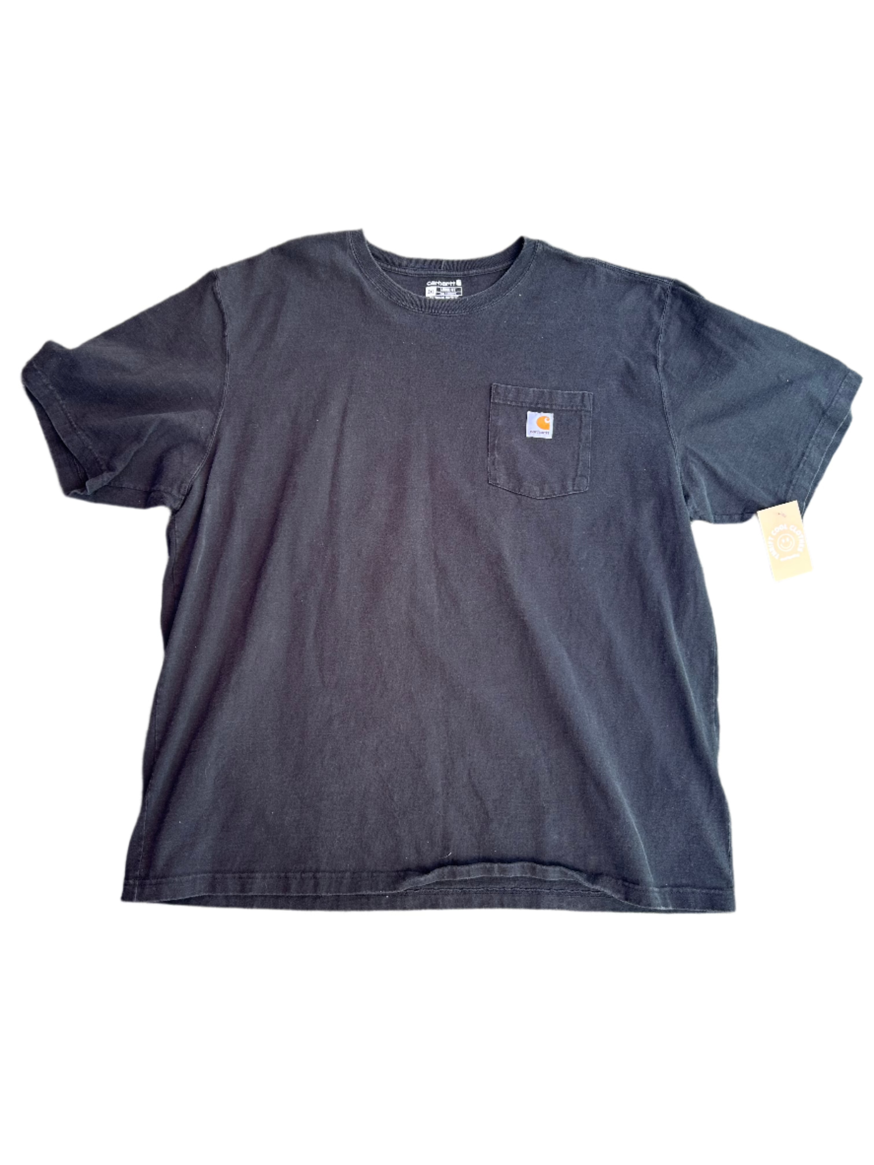 black carhartt frocket branded top, 2x