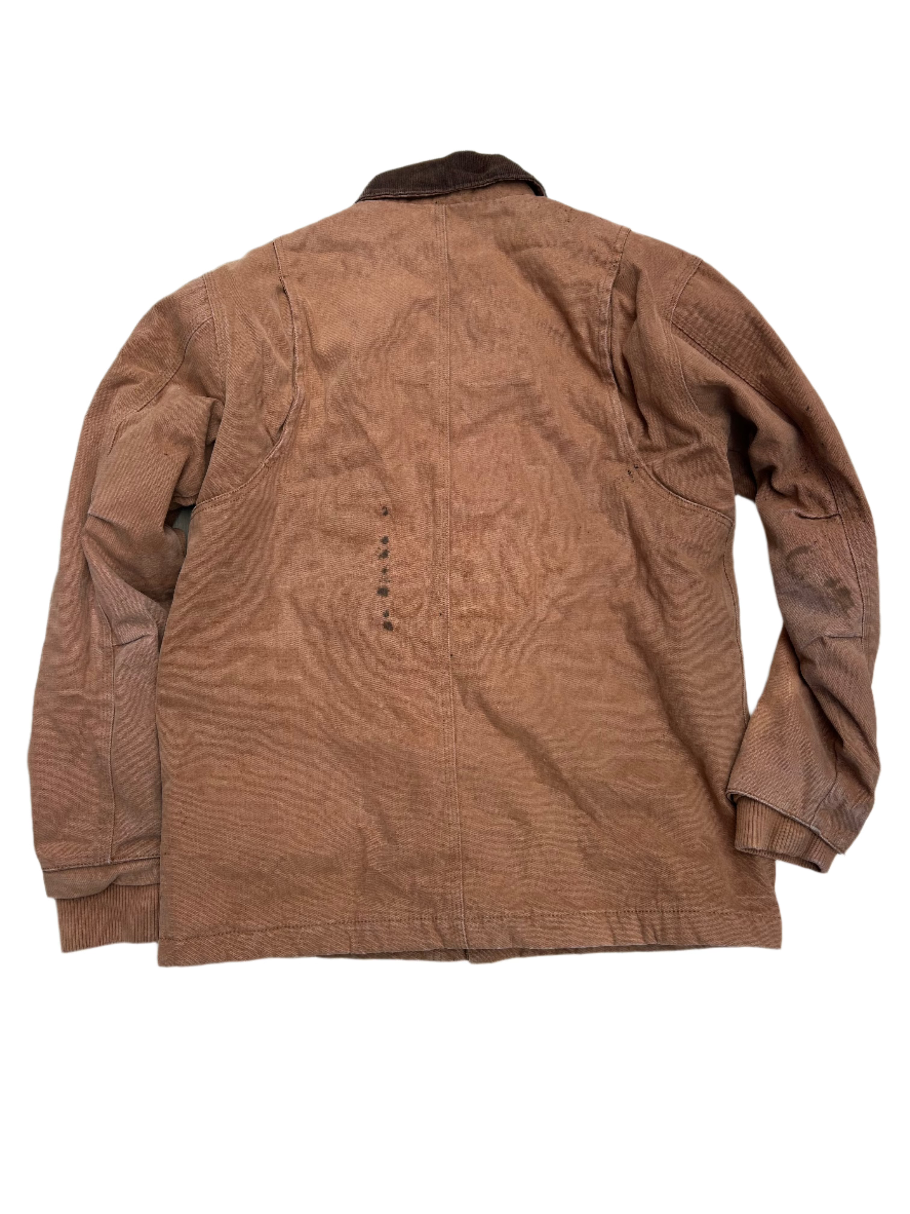 brown wrangler tan work coat, L
