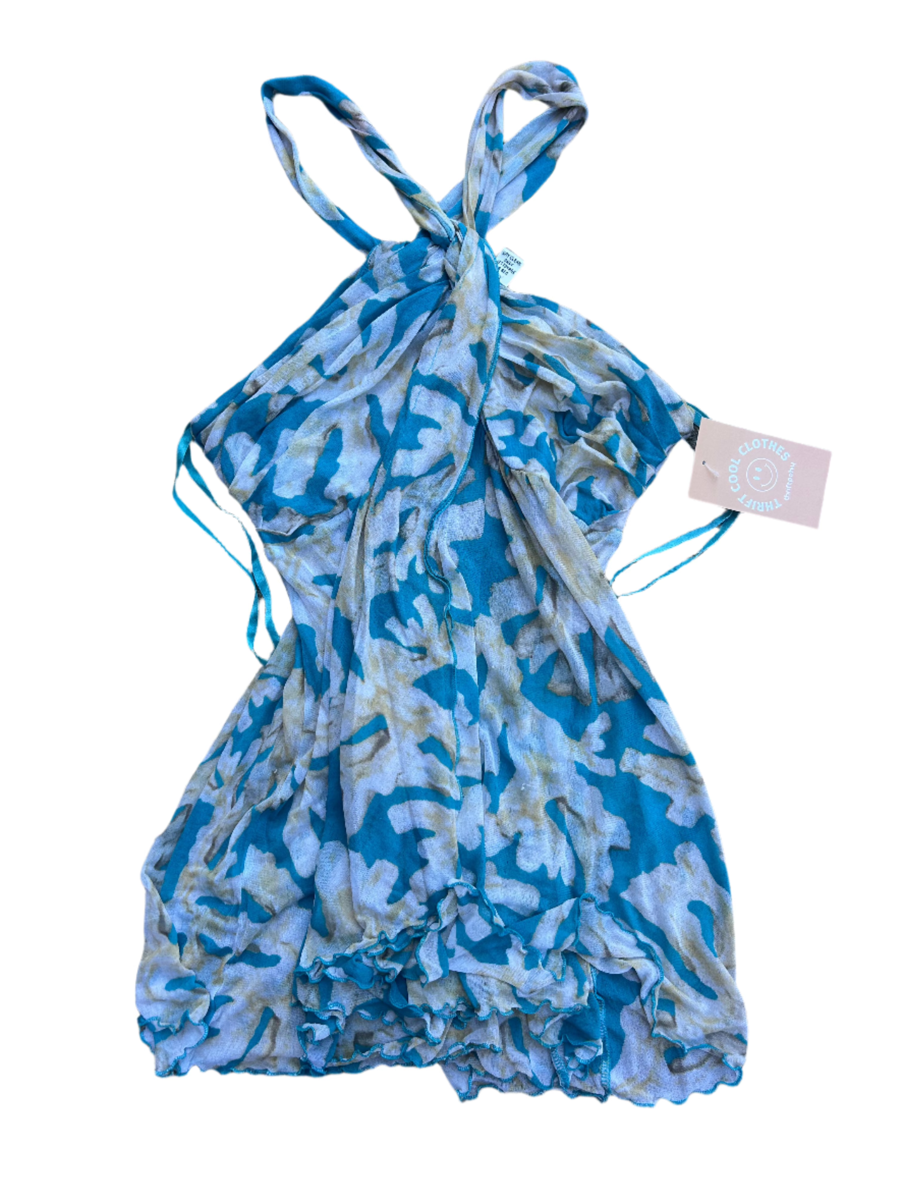 Blue Diane von furstenburg Halter top, L