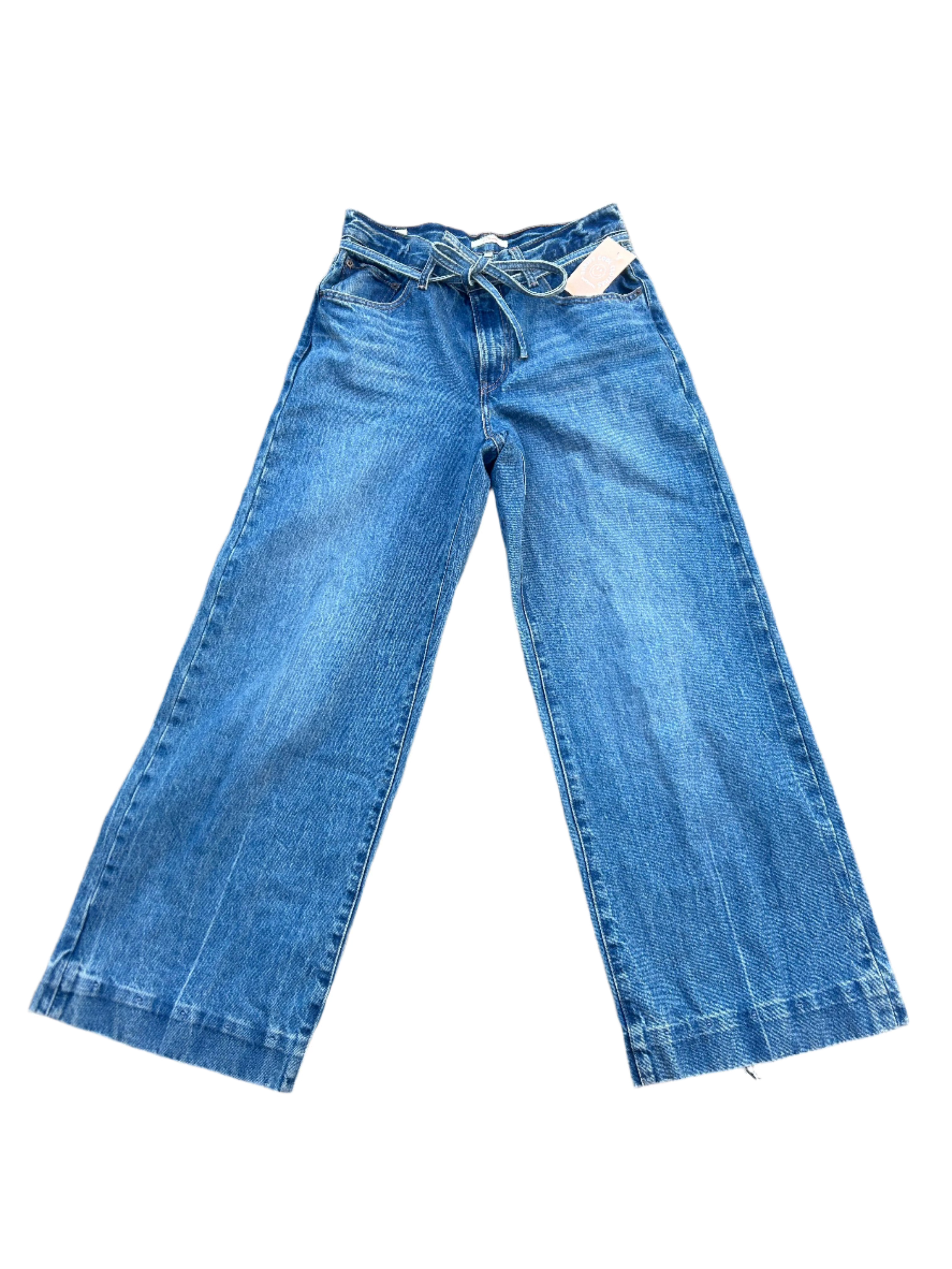 Blue levi’s Wide leg tie jeans, Xl