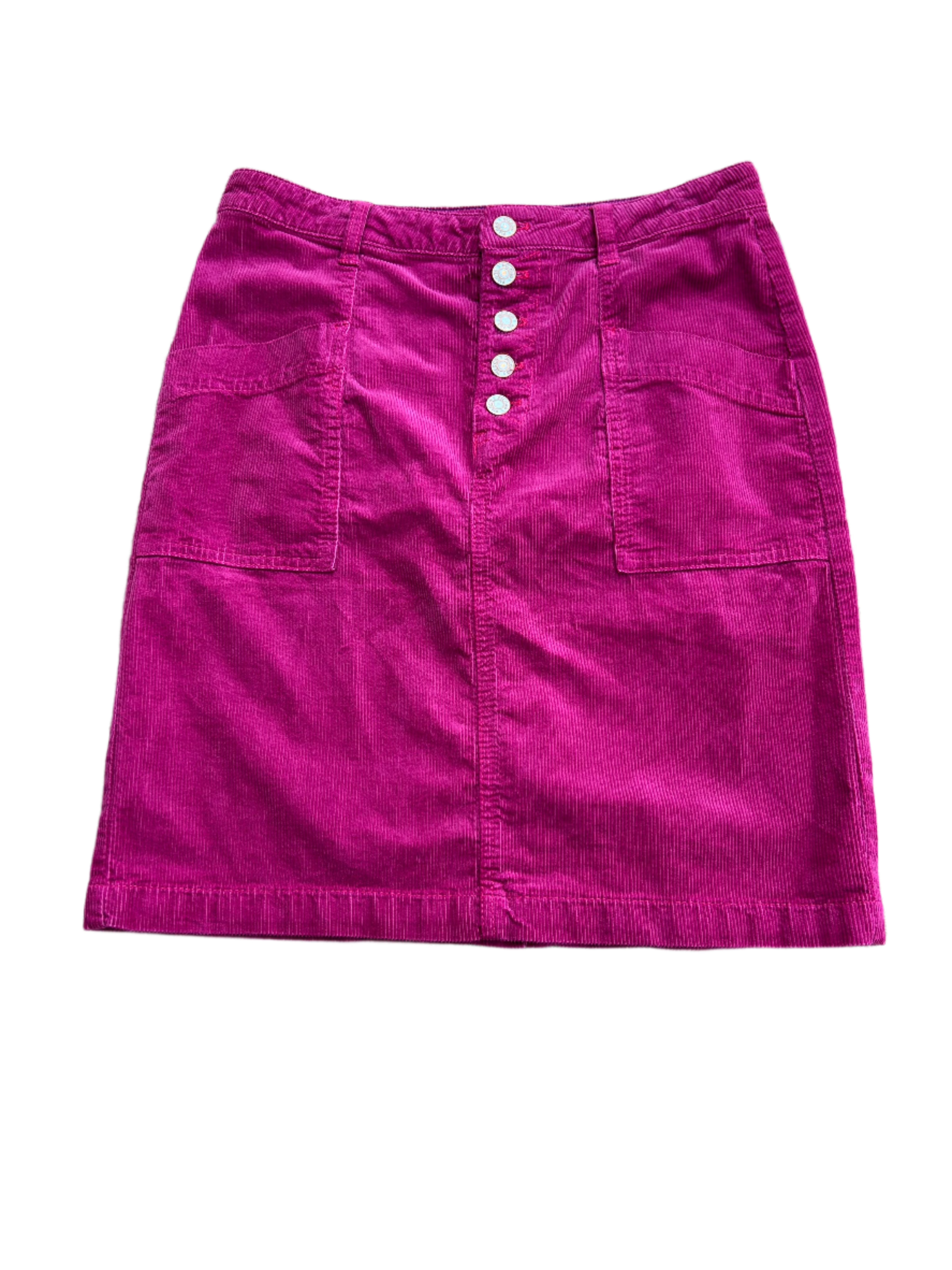magenta pilcro corduroy mini skirt, 4