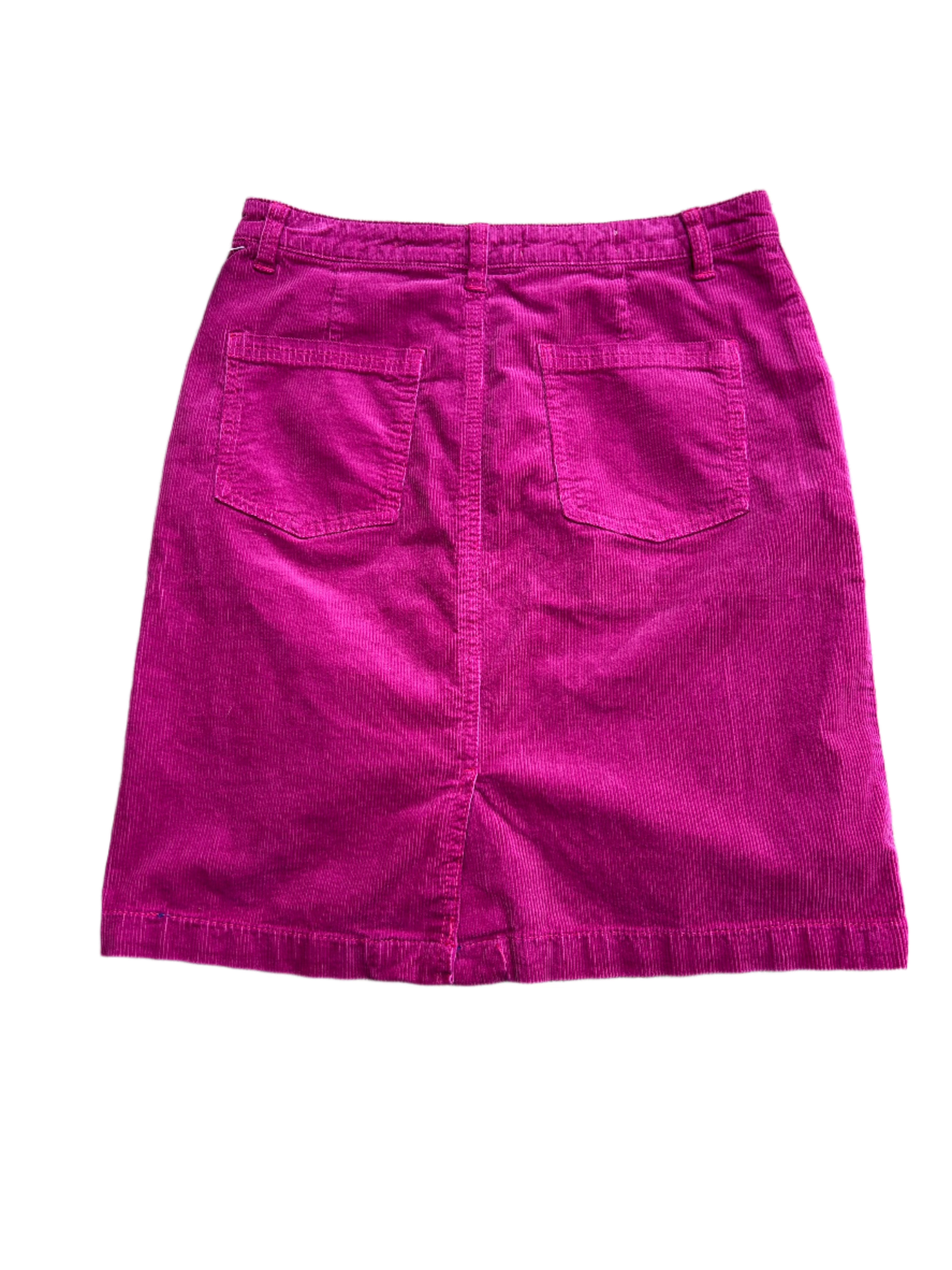 magenta pilcro corduroy mini skirt, 4