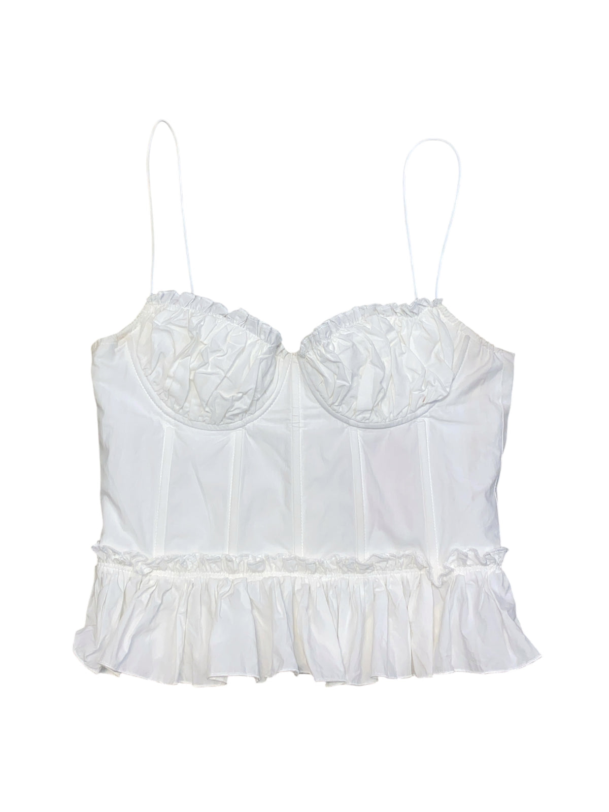 white en saison structured tank, s