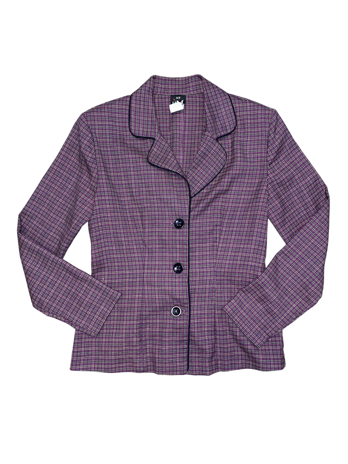 maroon My Michelle plaid jacket, 5/6