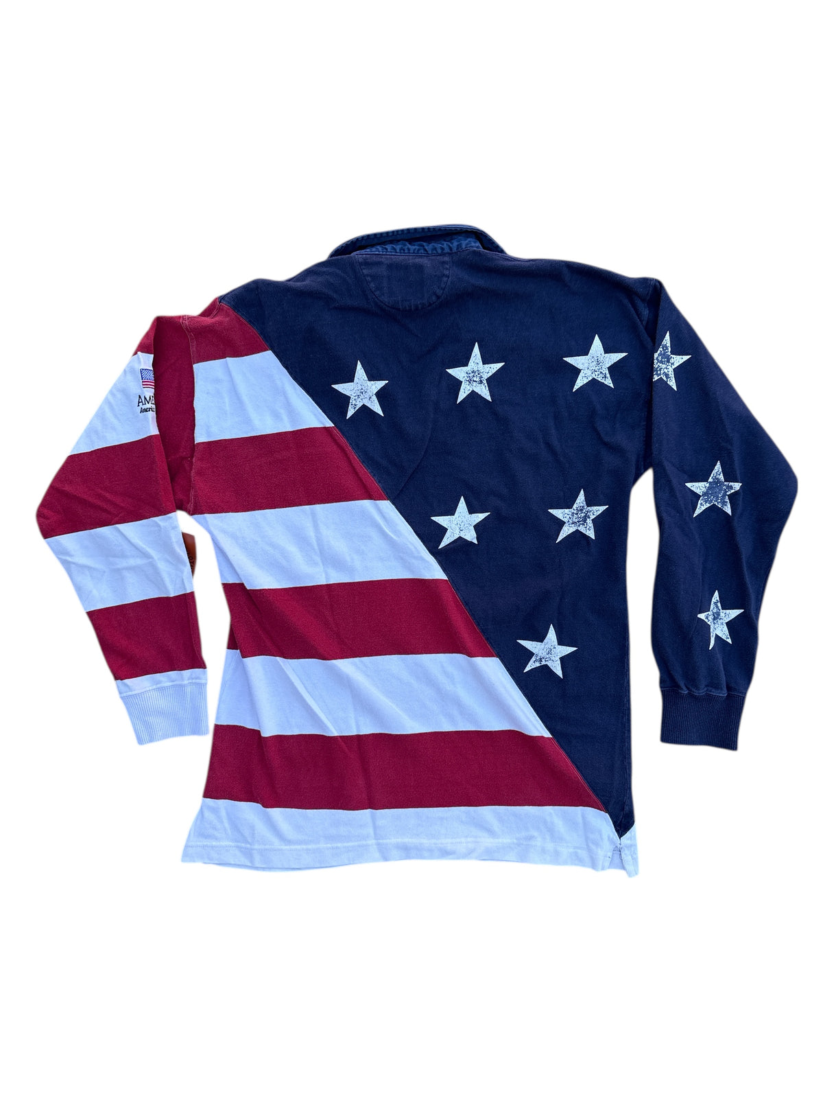 red white blue america foundation american flag ls