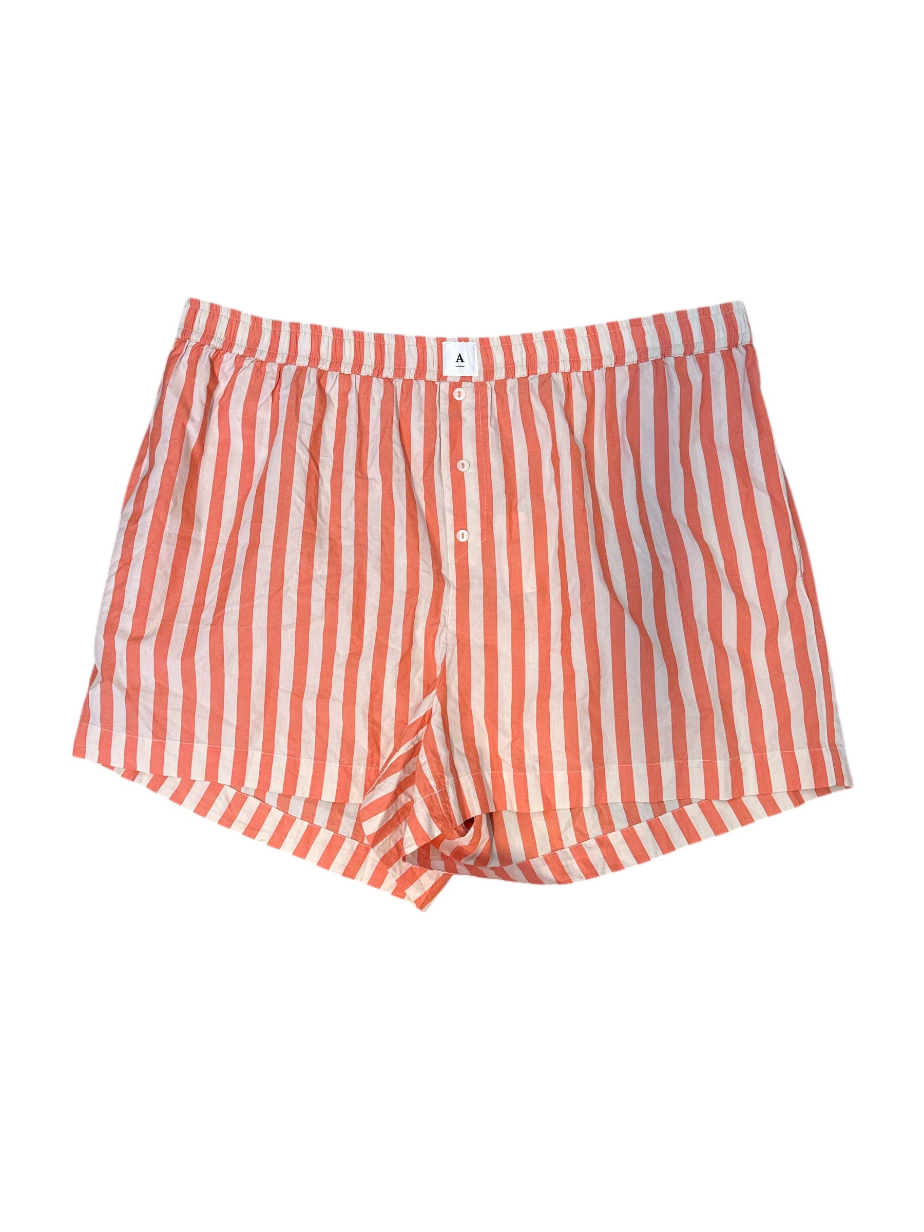 Orange Anthropologie Striped boxer shorts nwt, 2x