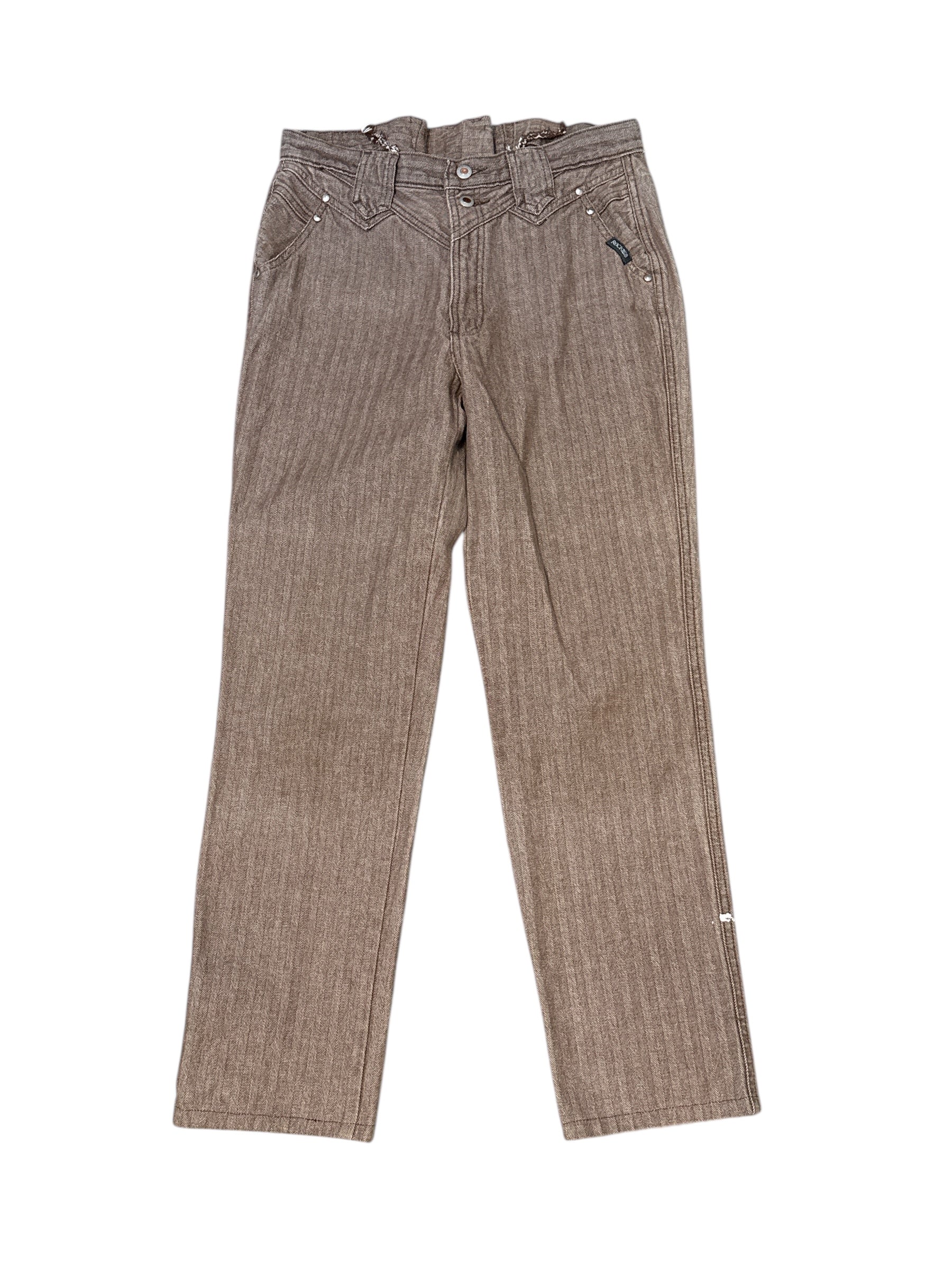 brown Rockies vtg reworked trousers, 10