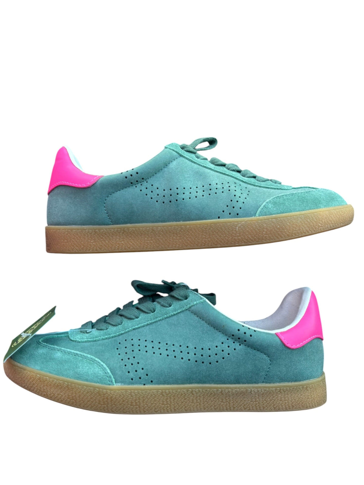 green pink steve madden sneakers, 8