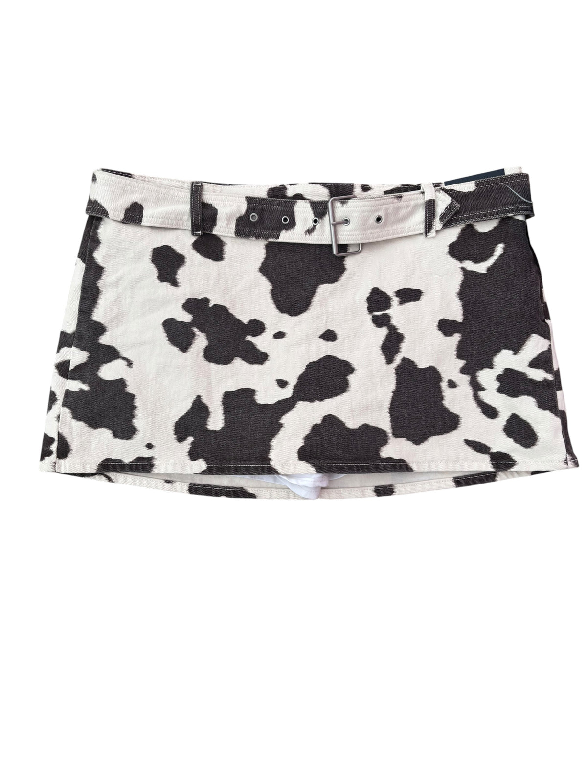 cream brown abercrombie nwt cowprint skort, 33