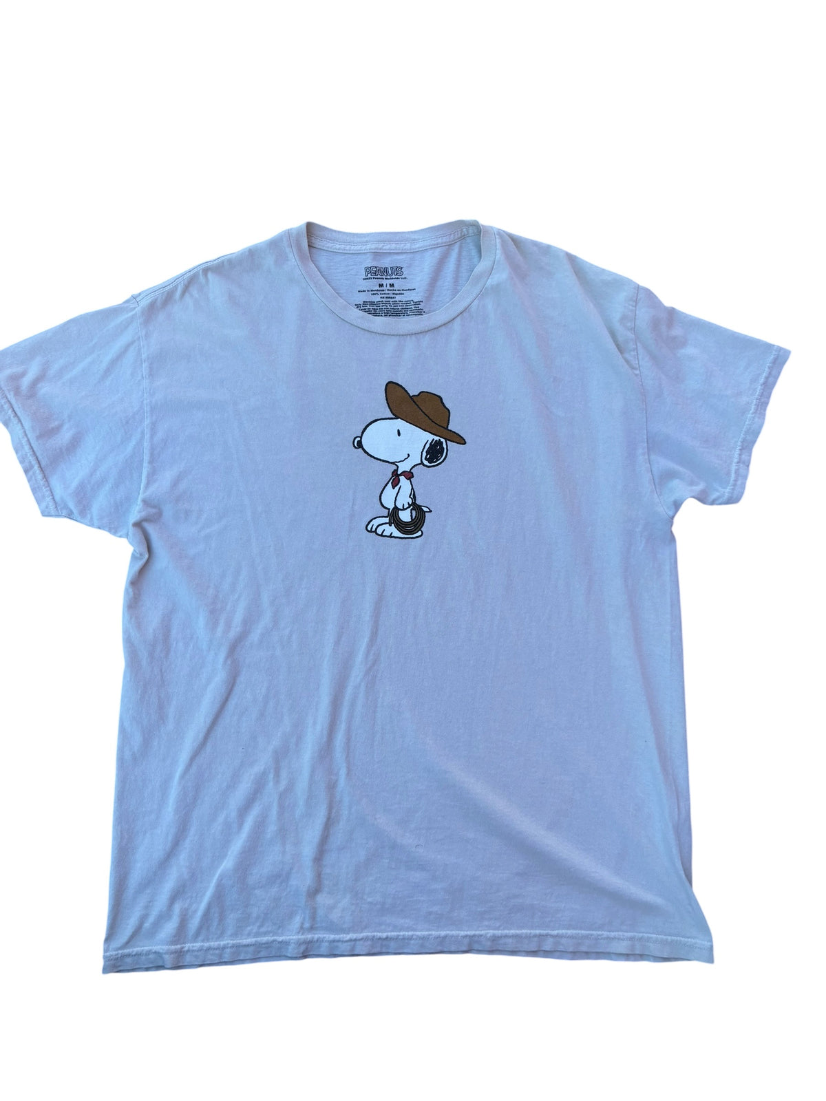 tan peanuts snoopy tee, m