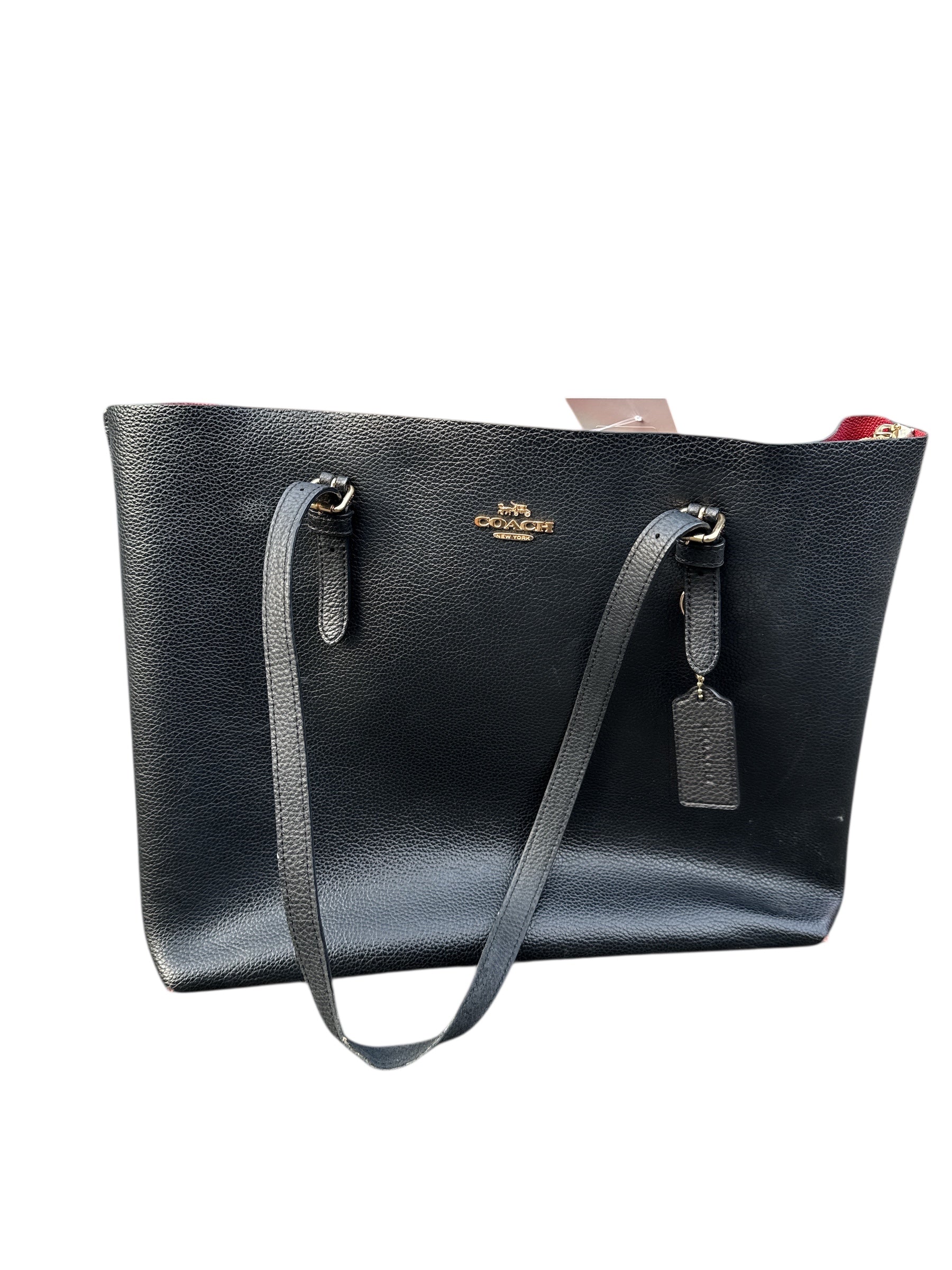 black coach mollie tote