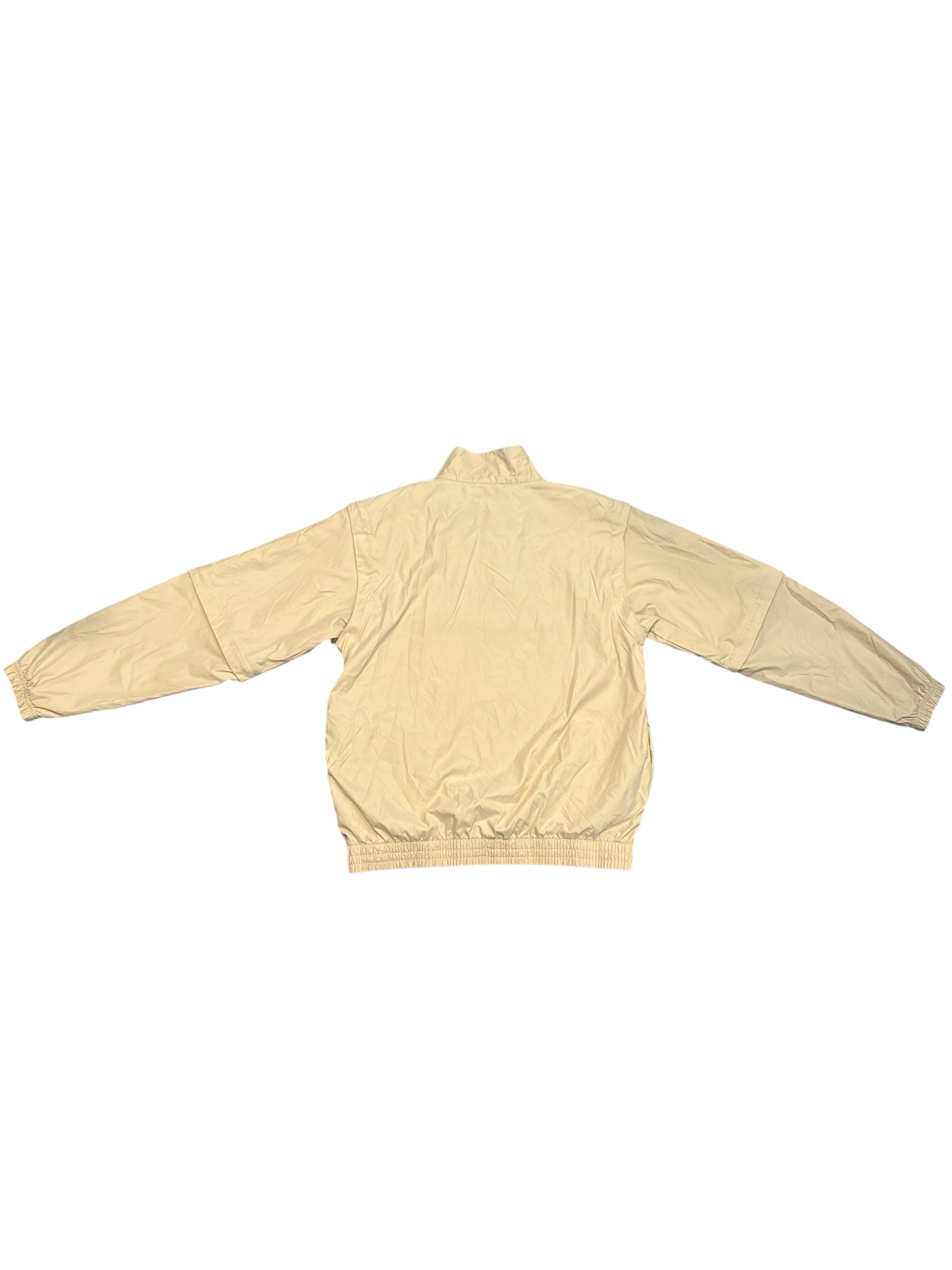 Yellow PGA tour Vtg swishy zip jacket, M