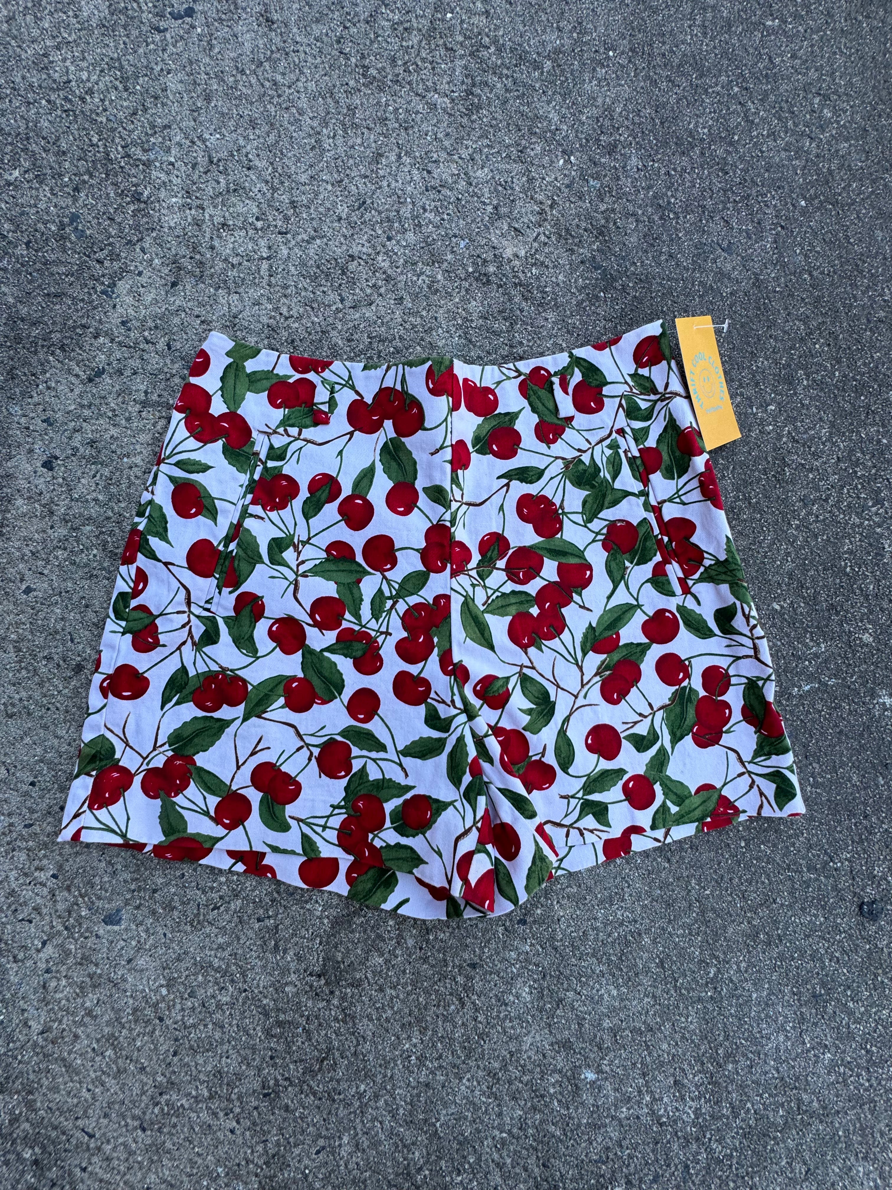white red zara cherry patterned, s