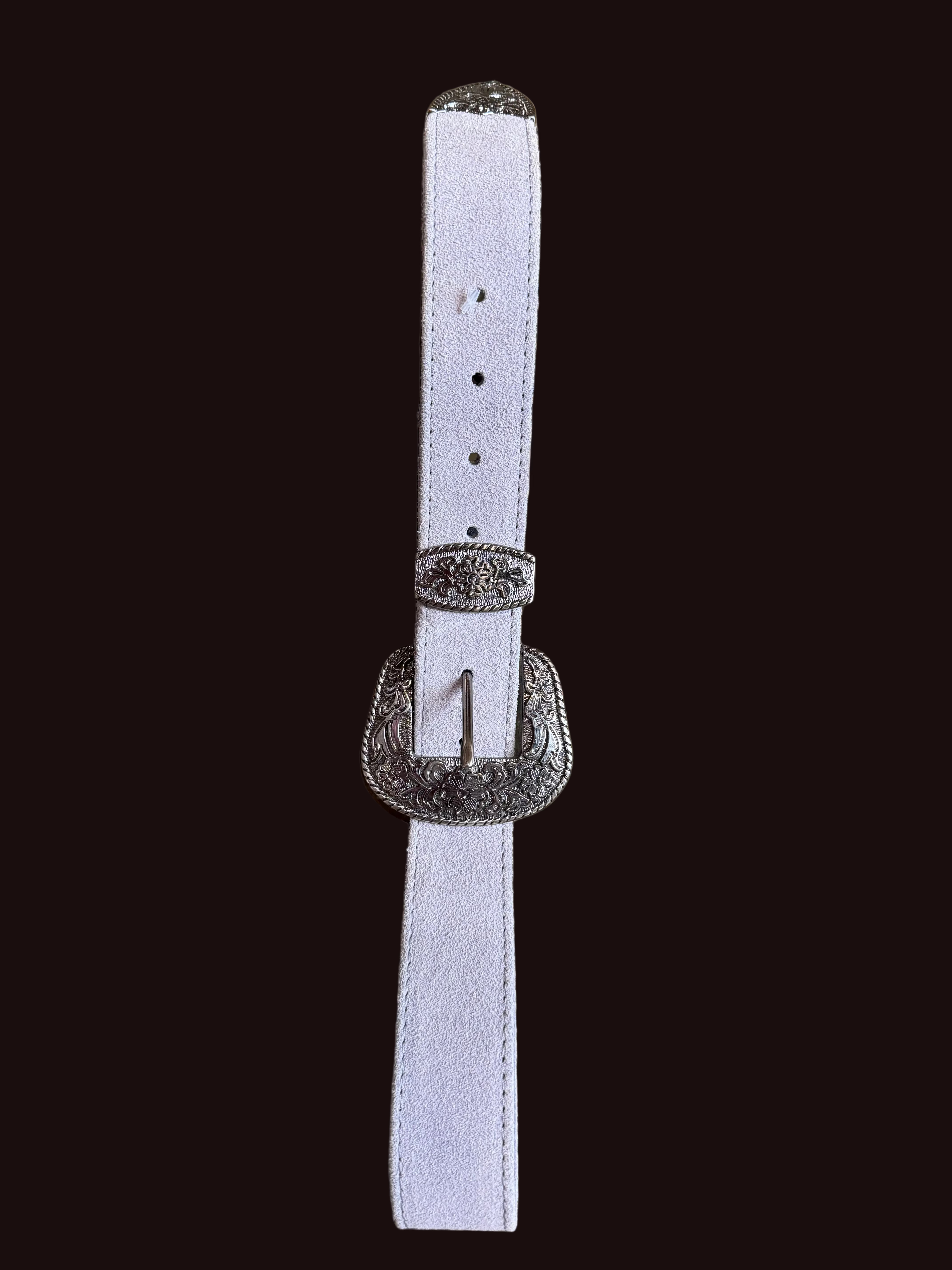 purple Western Suede Belt (fits sizes S-L)