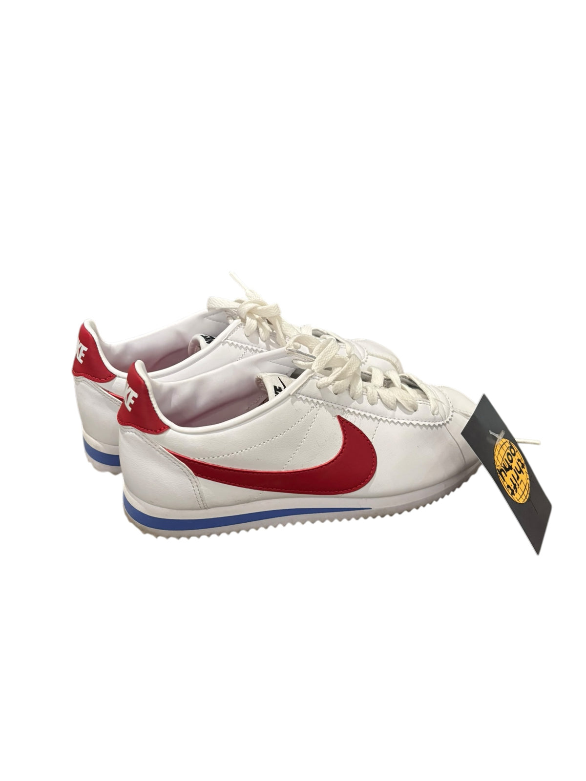 white blue red nike cortez sneakers, 7