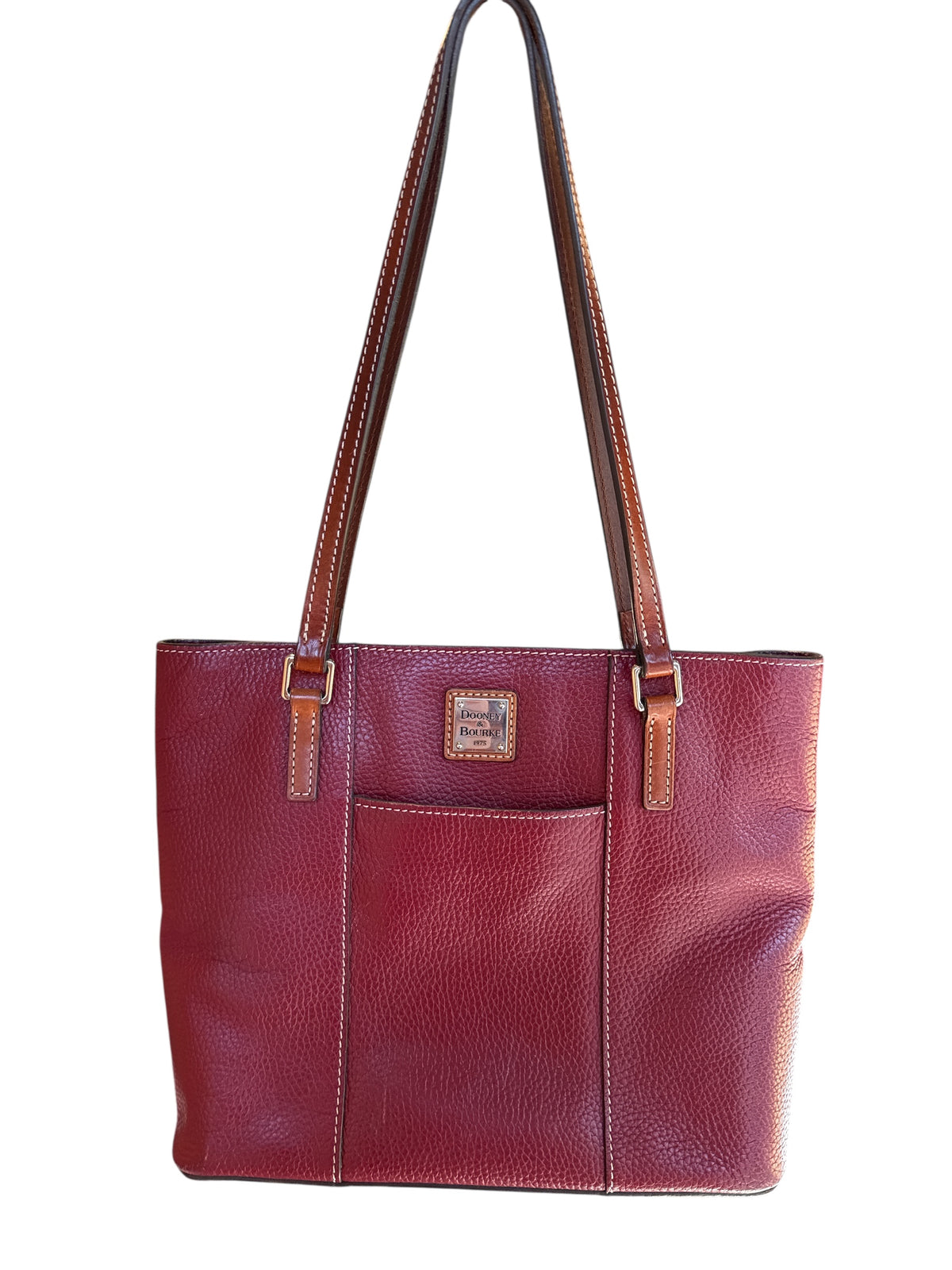 red dooney & bourke leather handbag