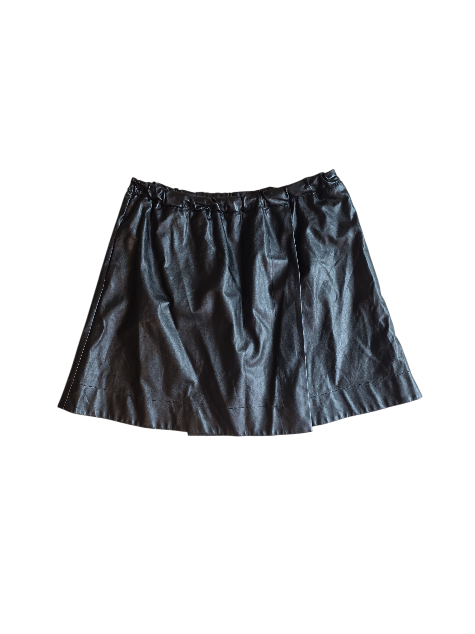 Black Eloquii Pleather skort, 18