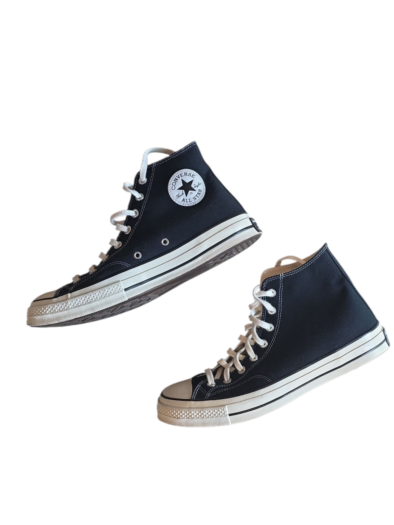 Black Converse Converse All Stars, 10.5 men’s / 12 women’s