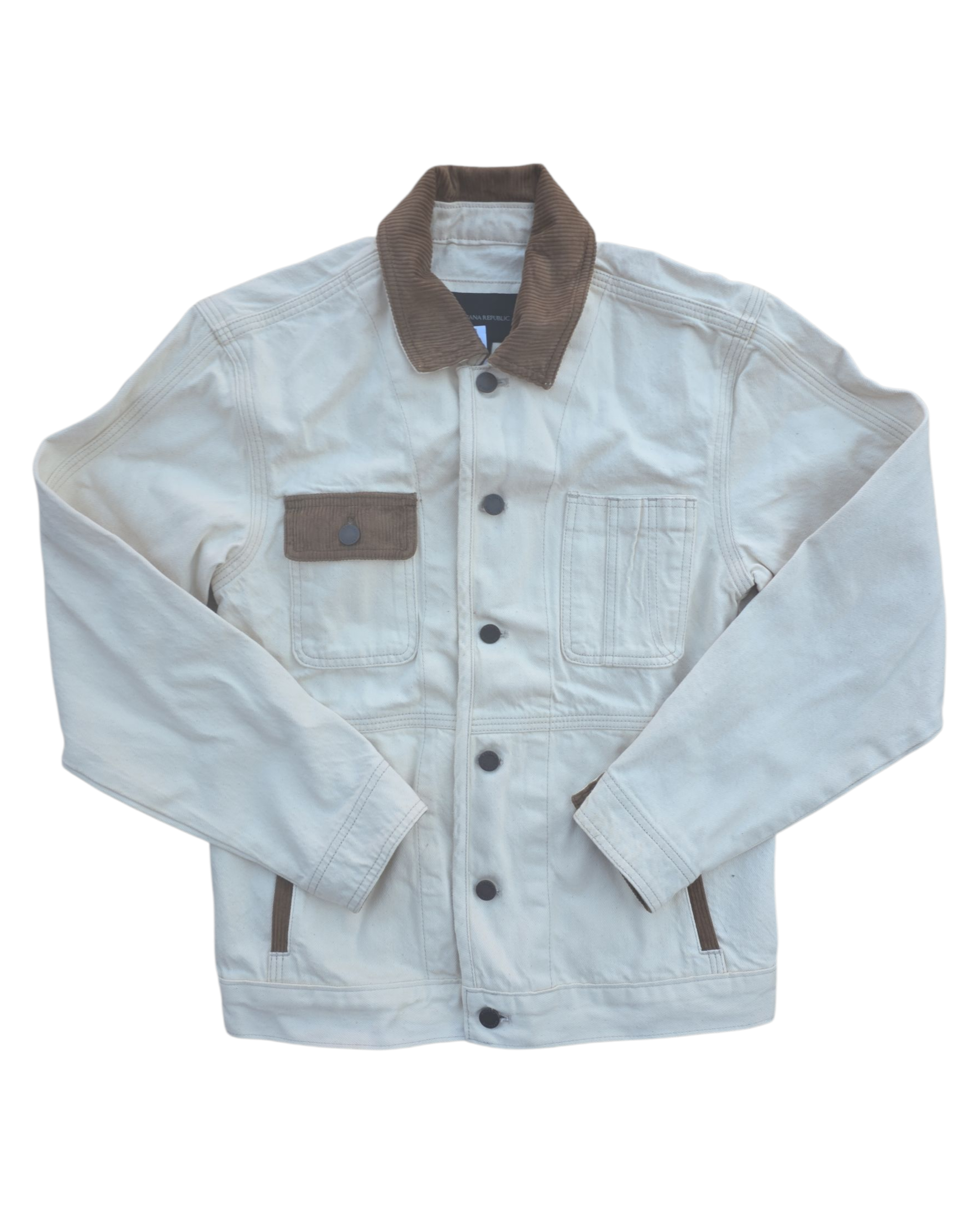 white banana republic nwt barn jacket, xs