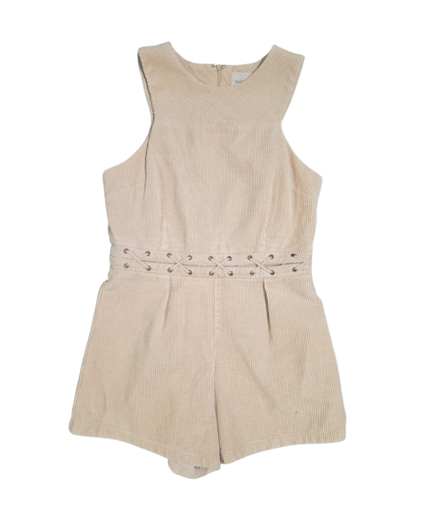tan moon river cord romper