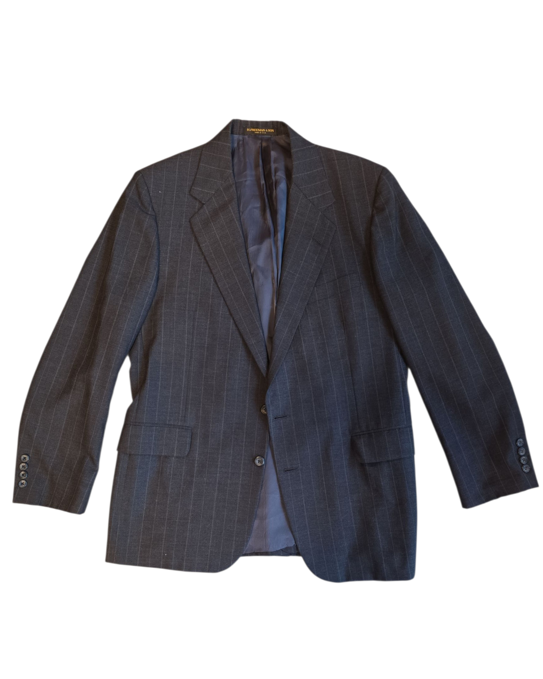 gray h freeman & son pinstripe blazer