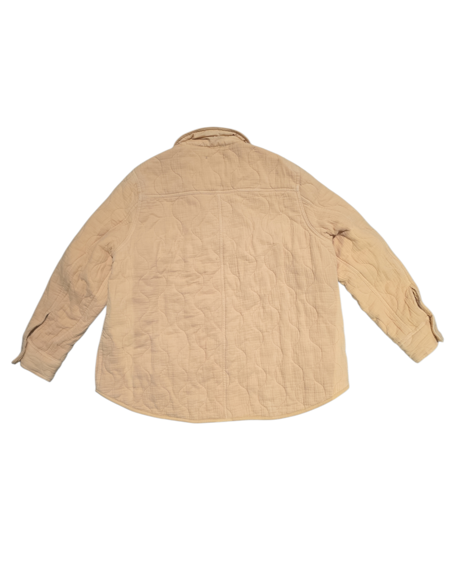 yellow falls creek squiggle quilted jacket, xl