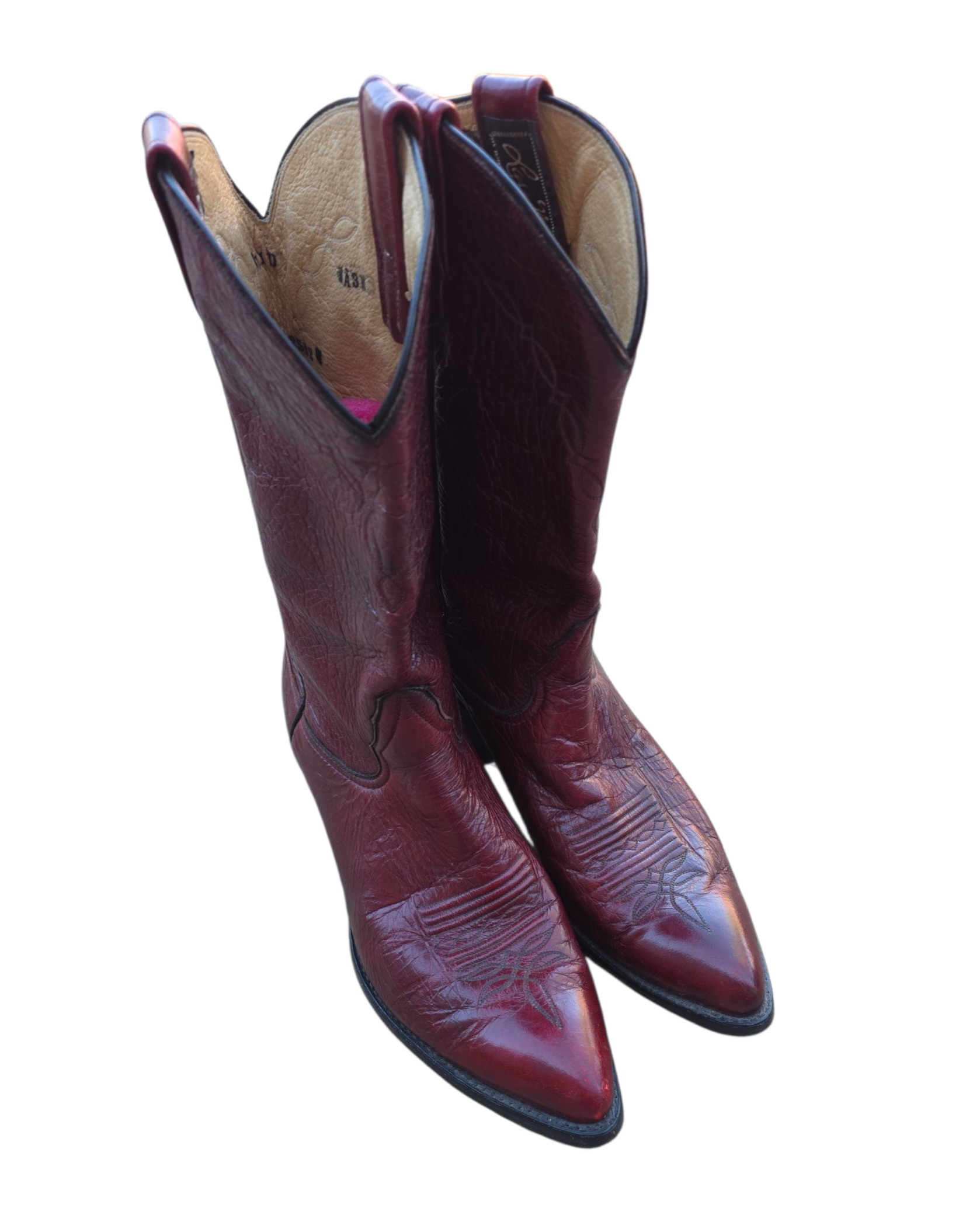 red Larry Mahan cowboy boots, 11 mens