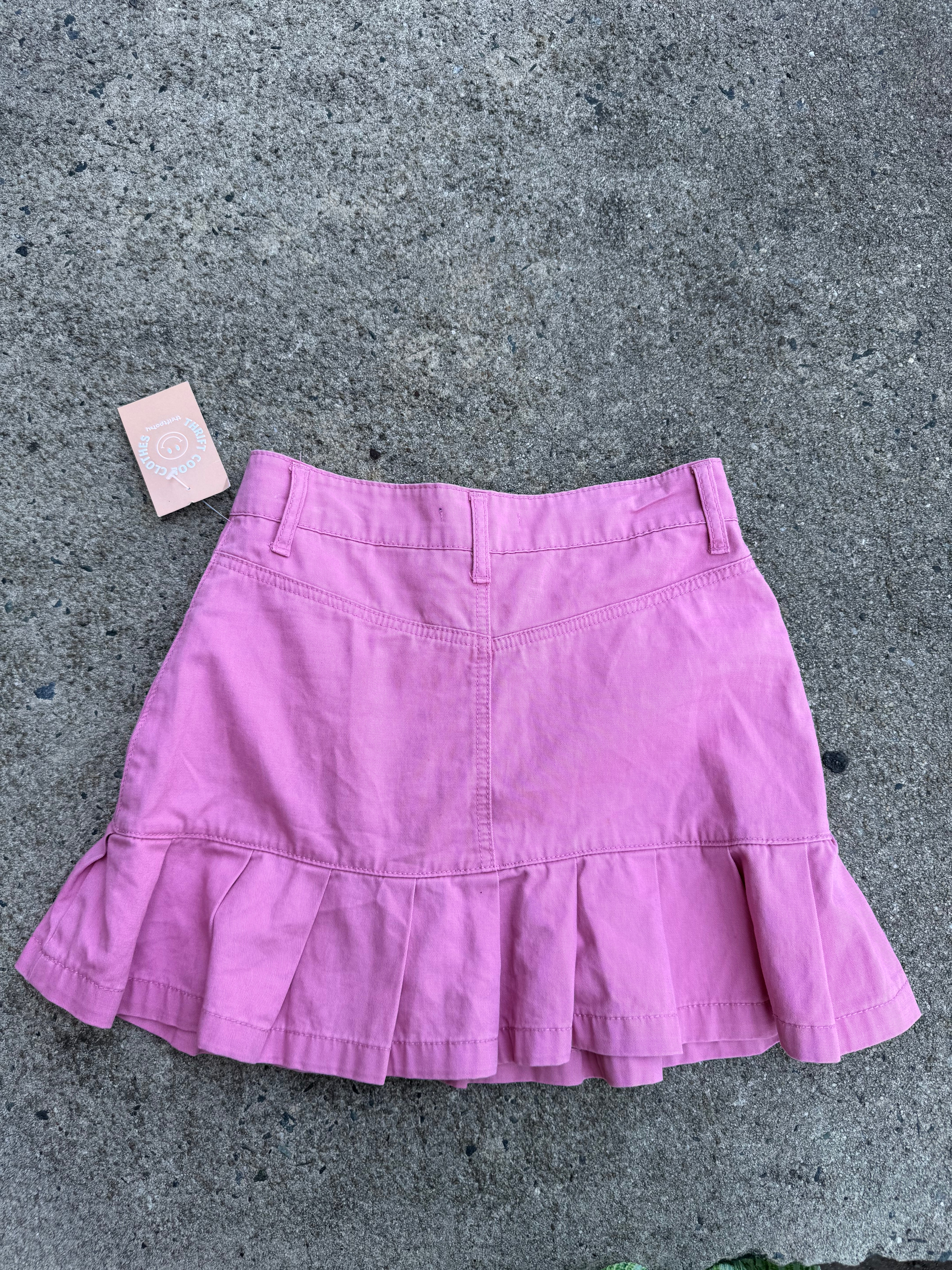 pink forever 21 y2k pleated skirt, s