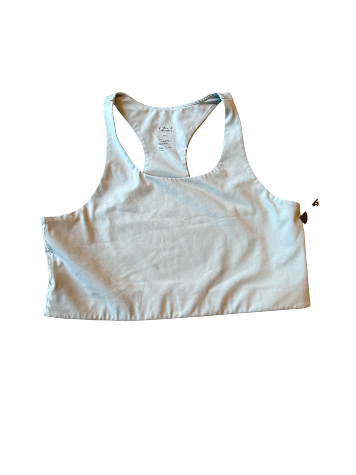 green girlfriend collective sports bra, xxl (part of set)