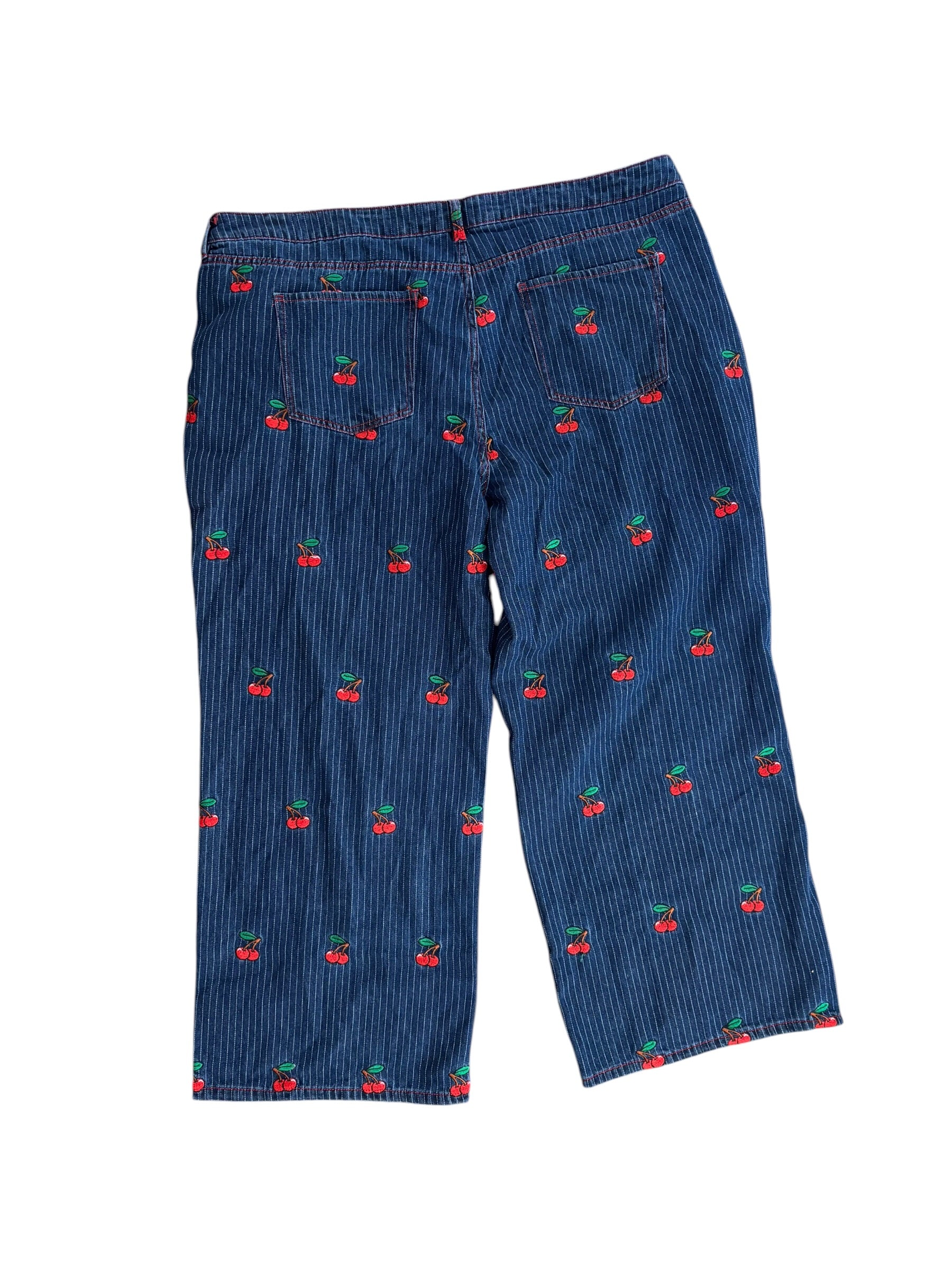 blue red fashion nova nwt jean cherry pants, 22