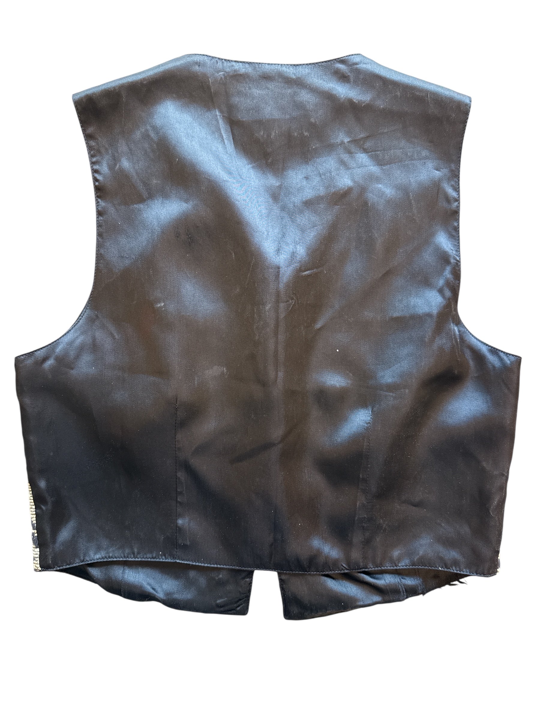 Black beige Andrea javine Tapestry vest, 6