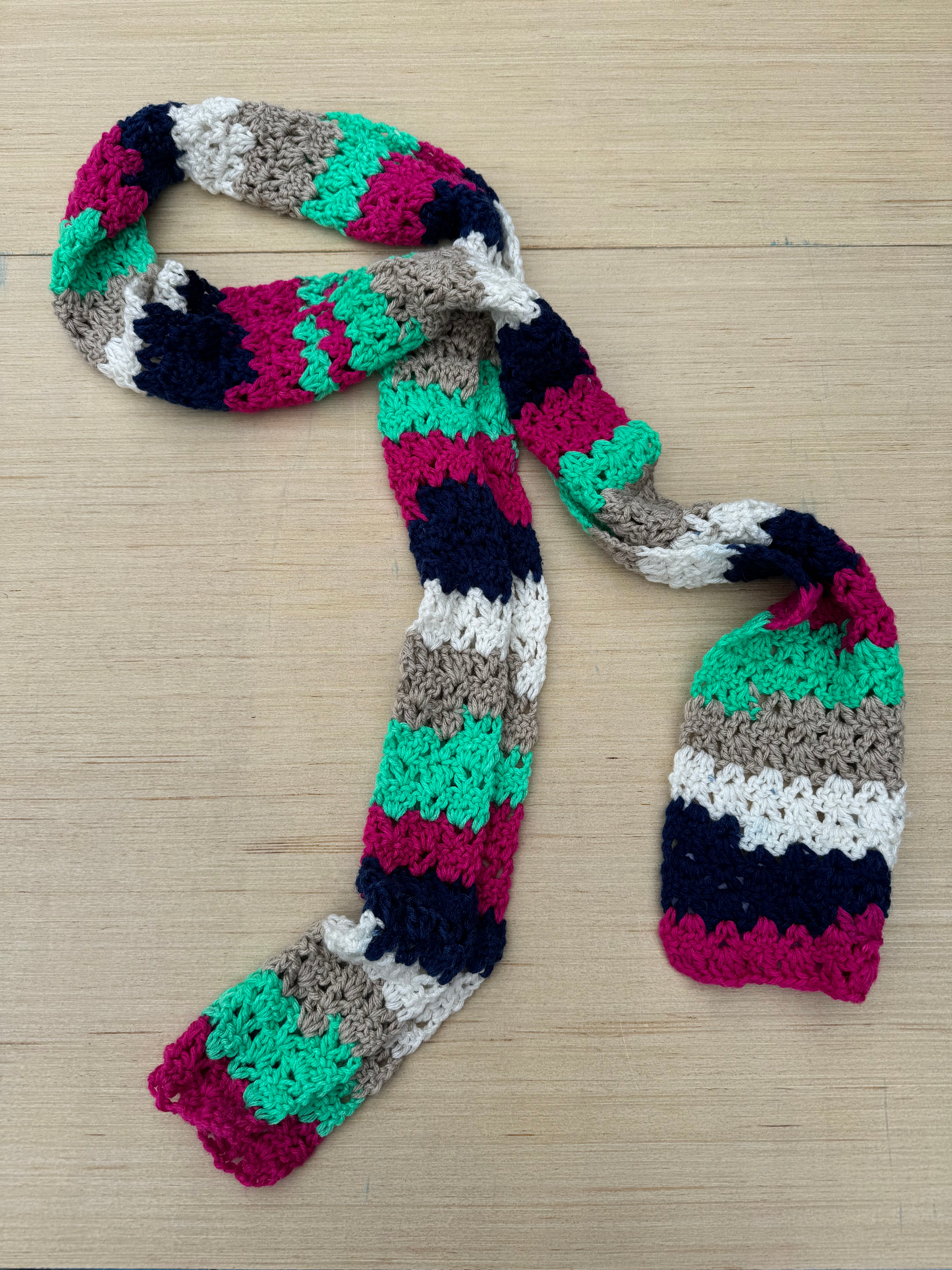 crochet scarf