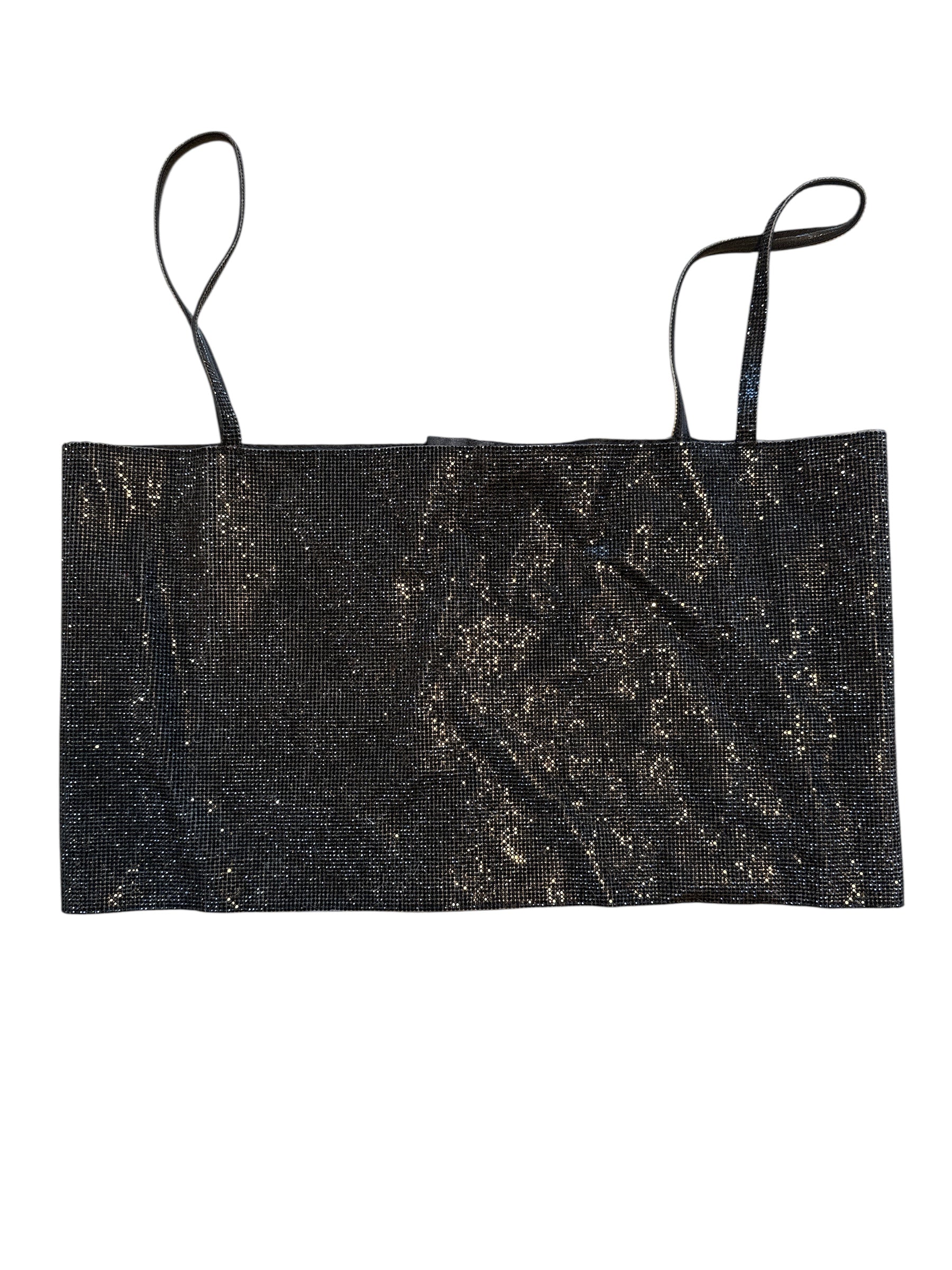black buddy love sparkle tank, L