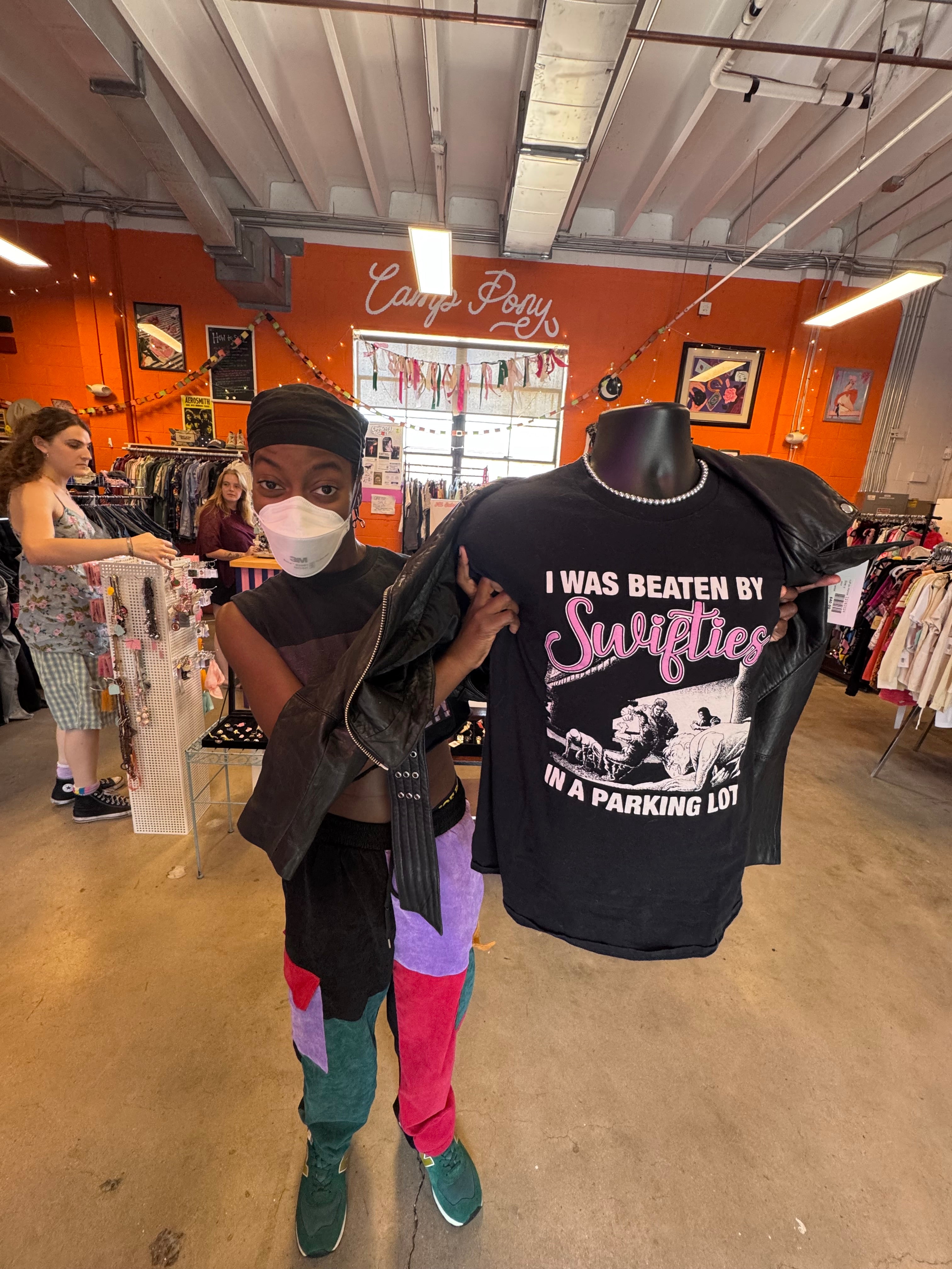 black pink goodshirts swifties tshirt, L