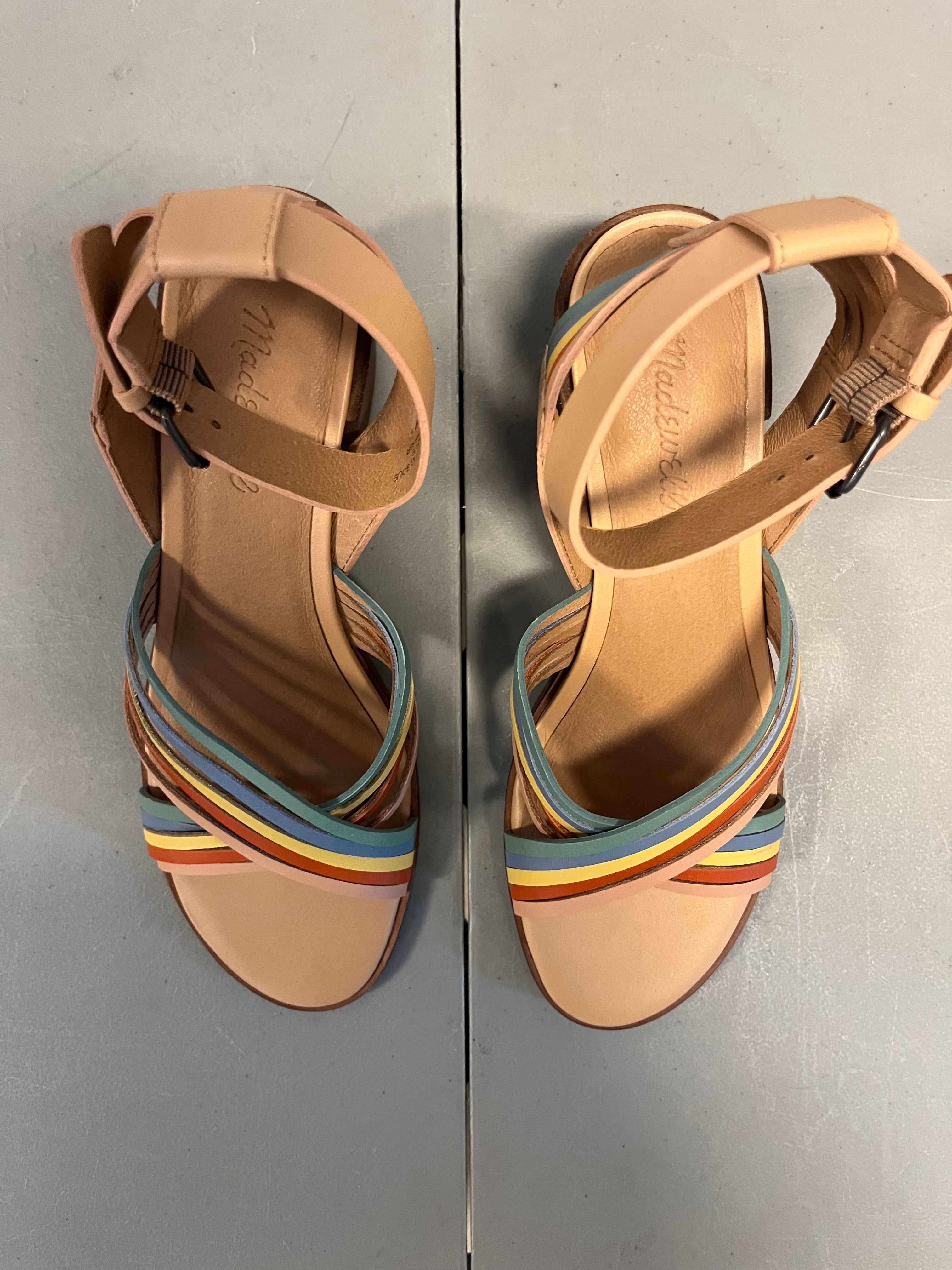 Rainbow Madewell Leather sandals, 7.5