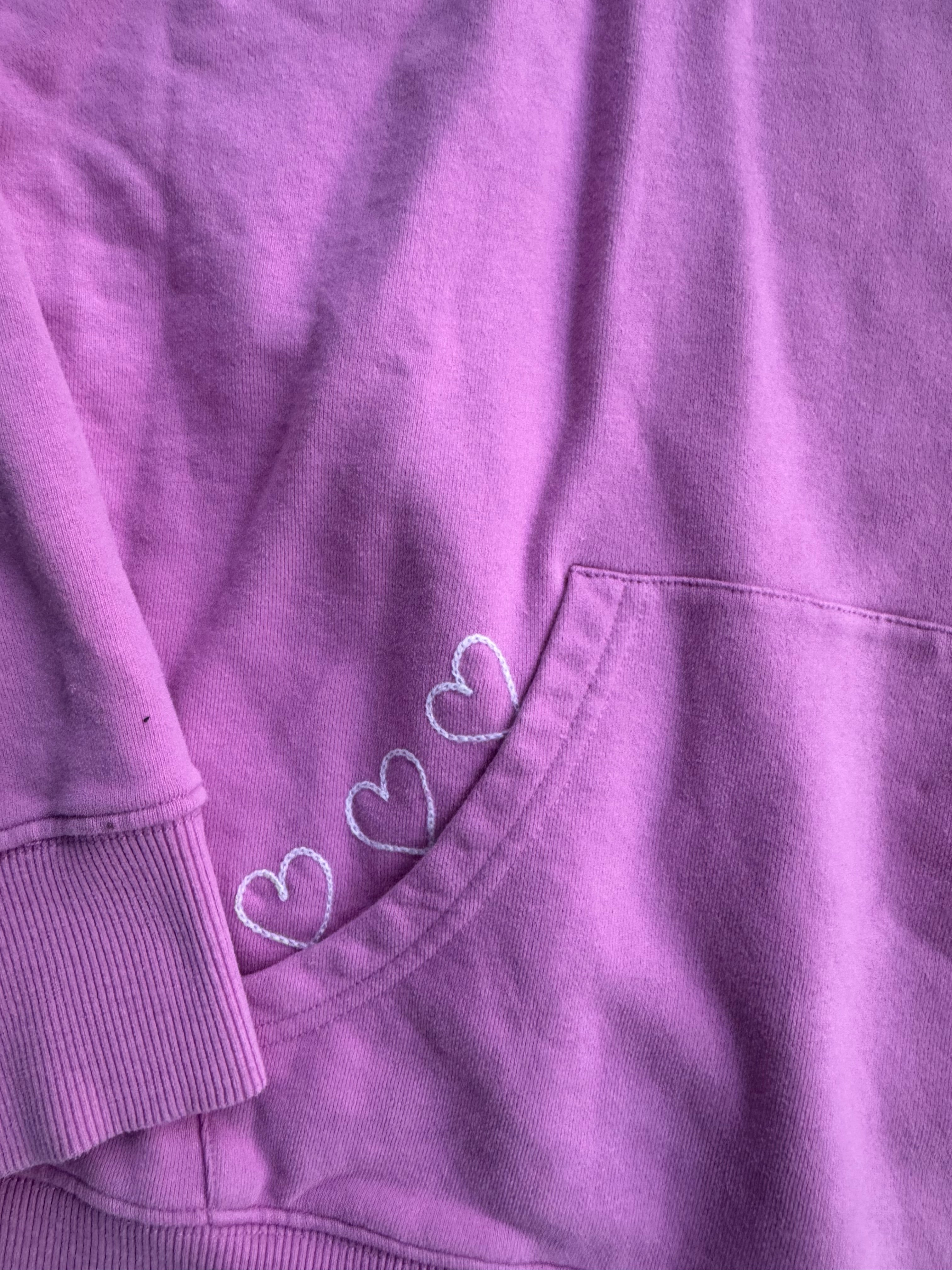 pink outdoor voices hoodie, m