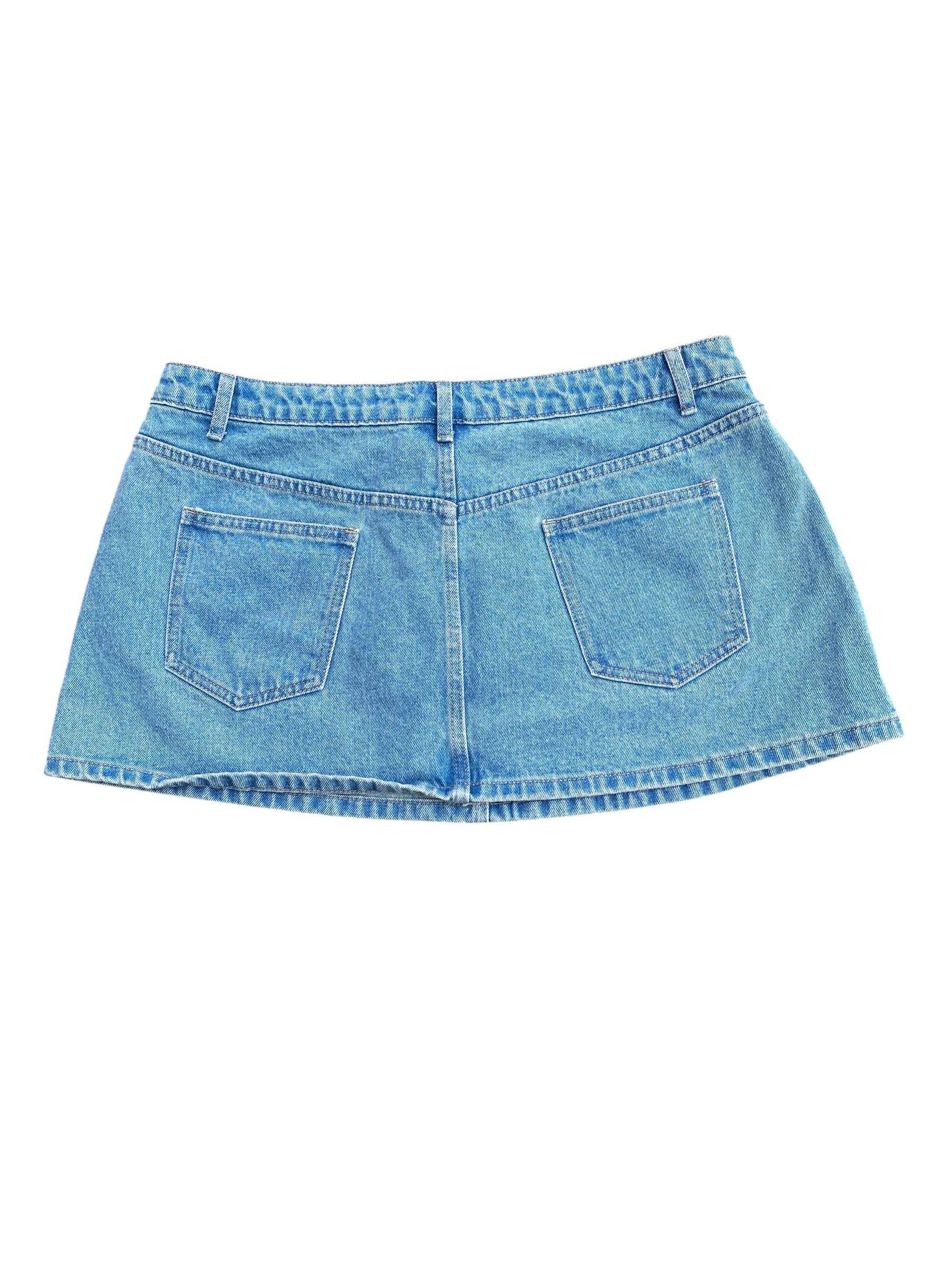 blue peppermayo denim mini, XL