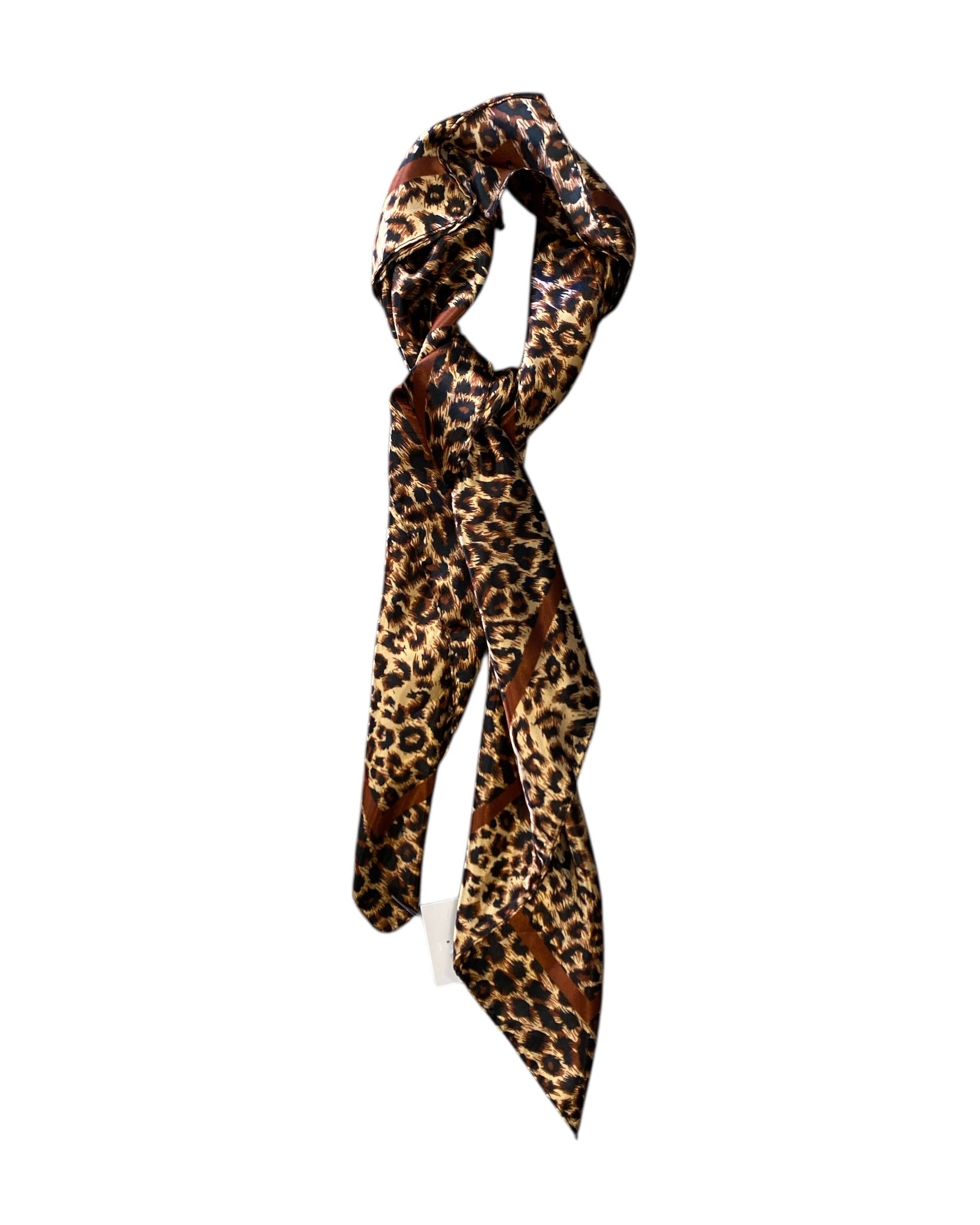 brown  cheetah scarf