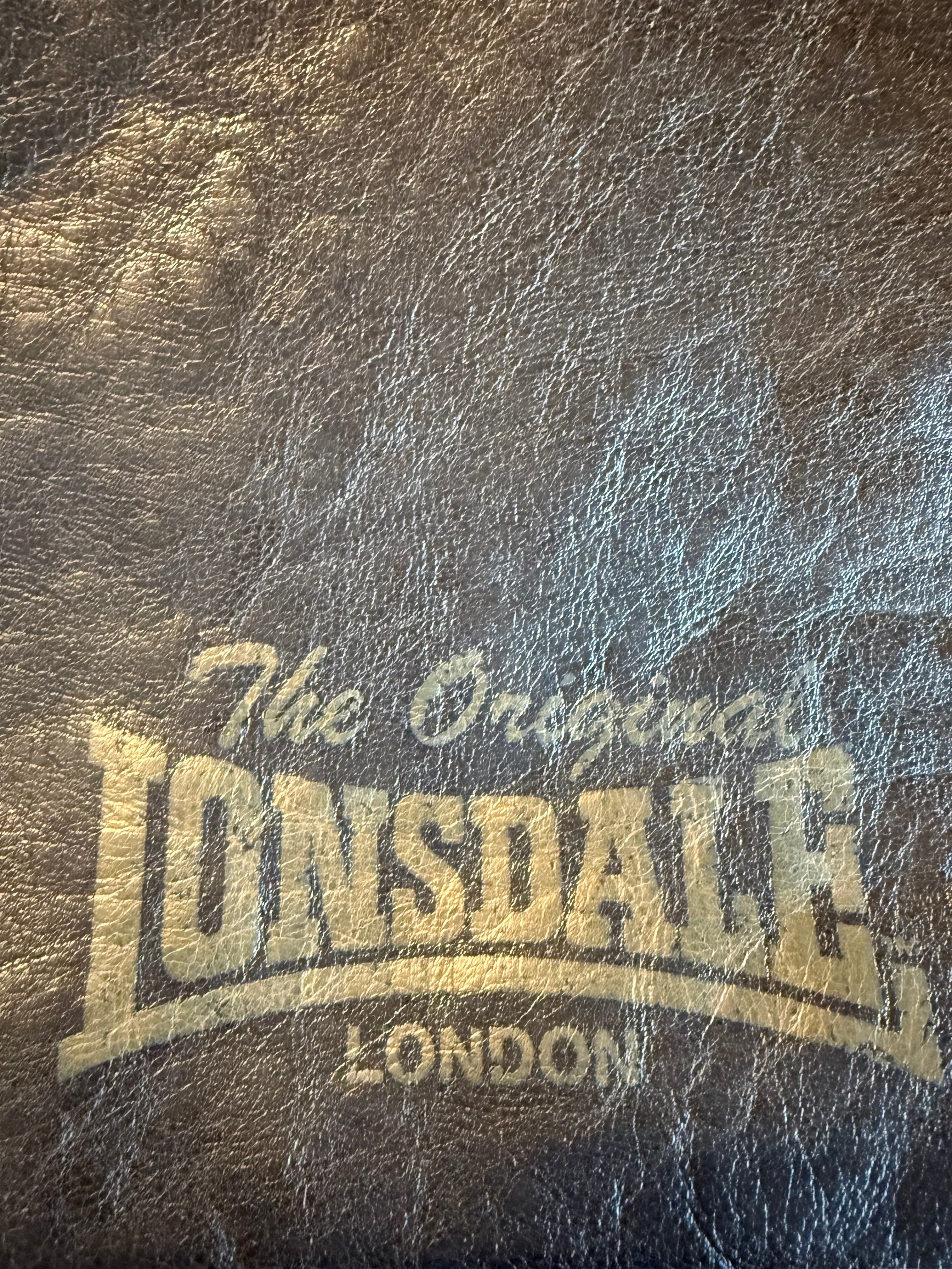 Black green Lonsdale Vtg crossbody bag