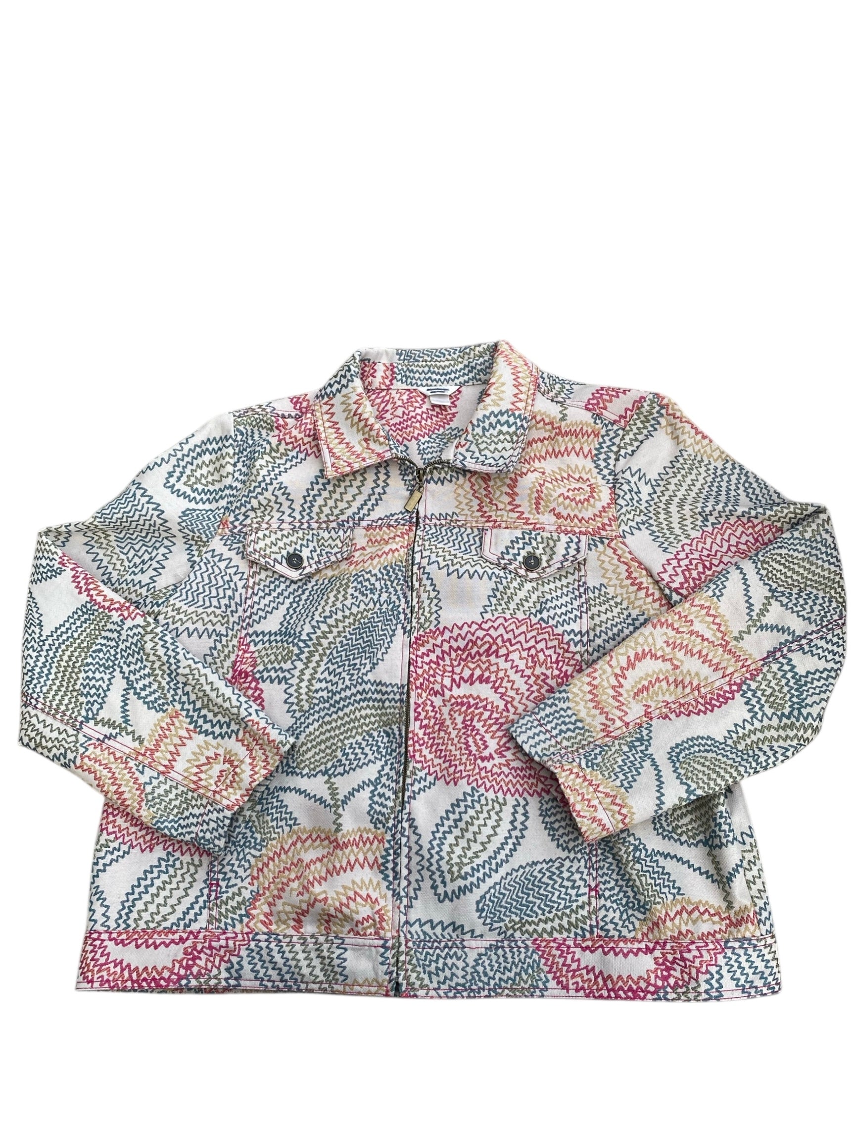 multi Christopher Banks zig zag blazer, xl