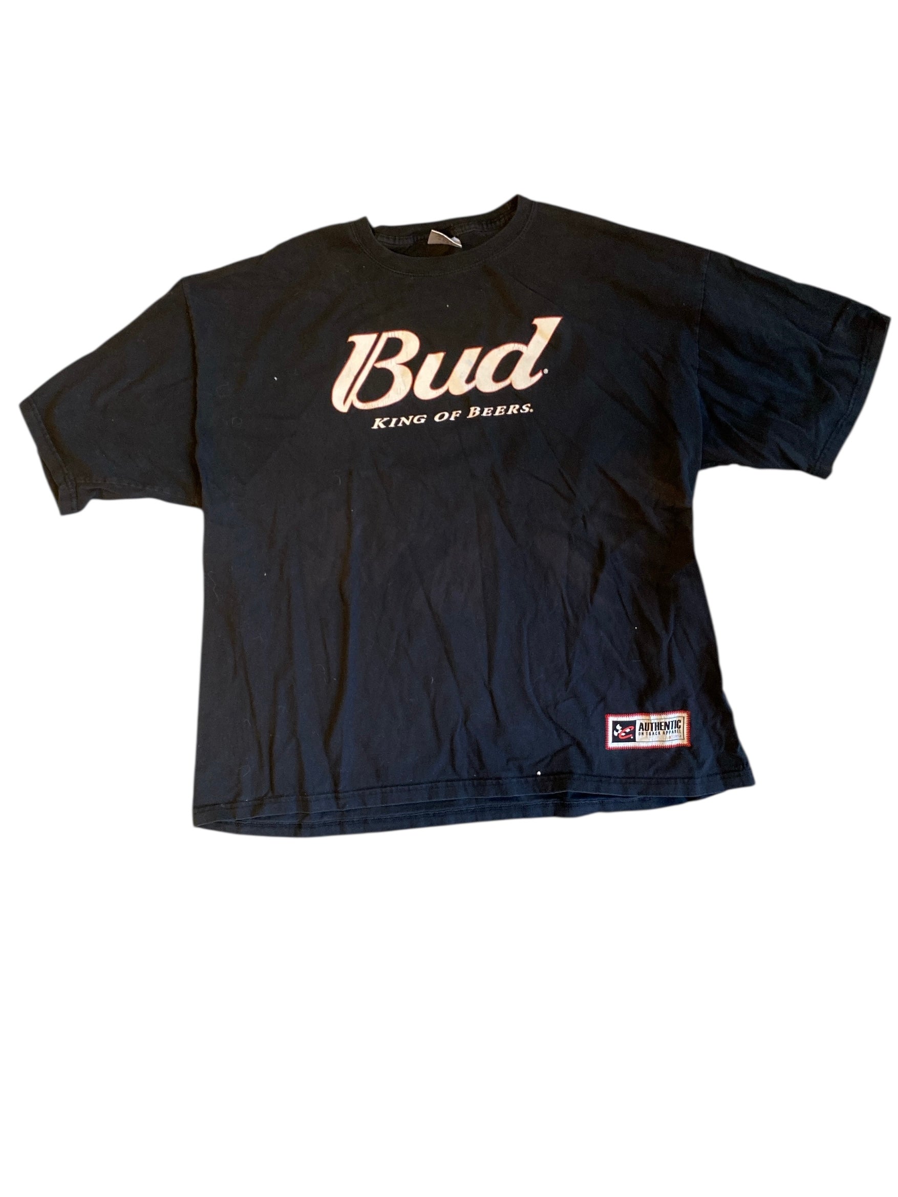 Black Chase Bud nascar tee, 2XL