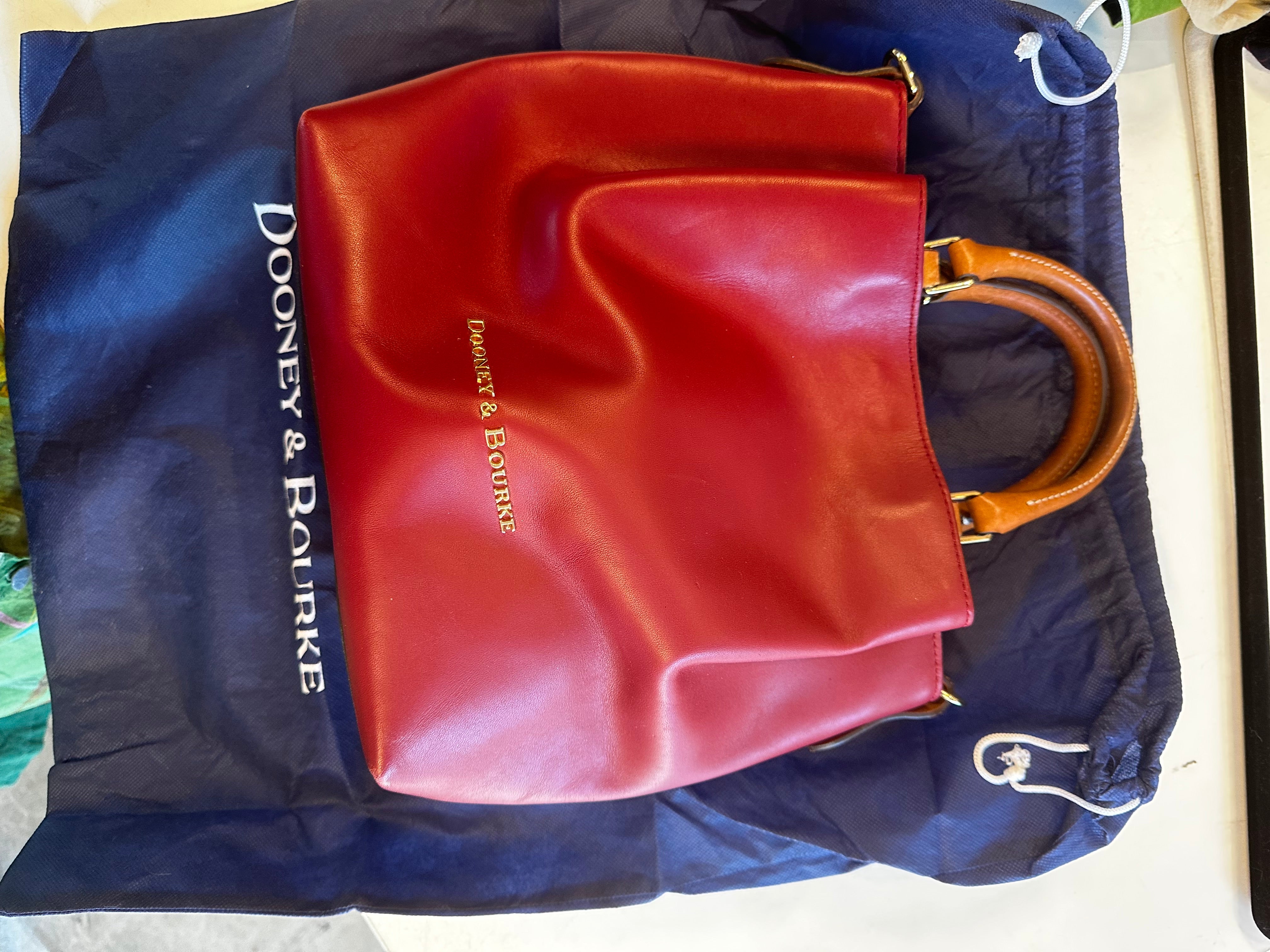 red dooney & bourke Leather handbag