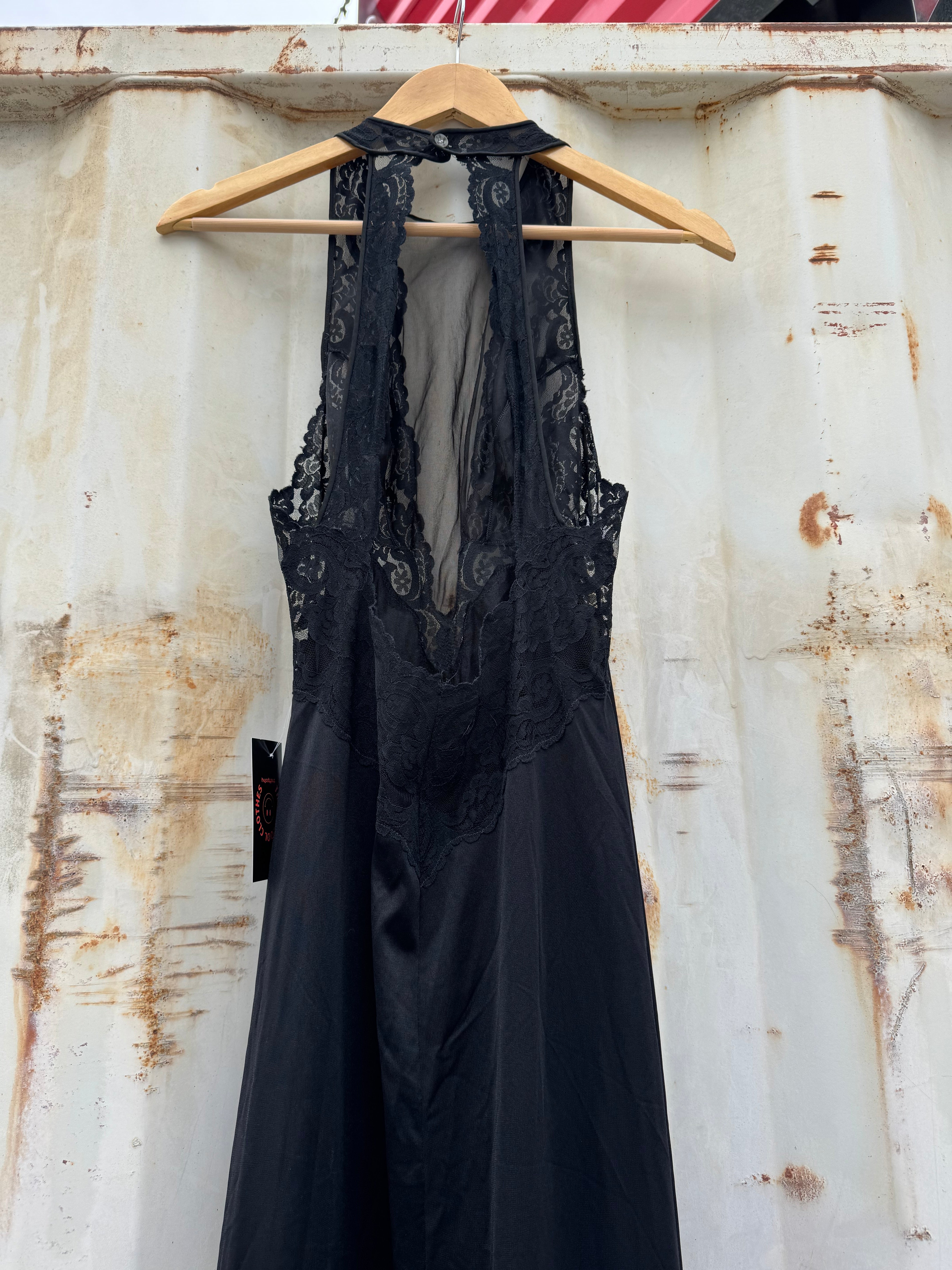 Black  Lacey lingerie maxi dress