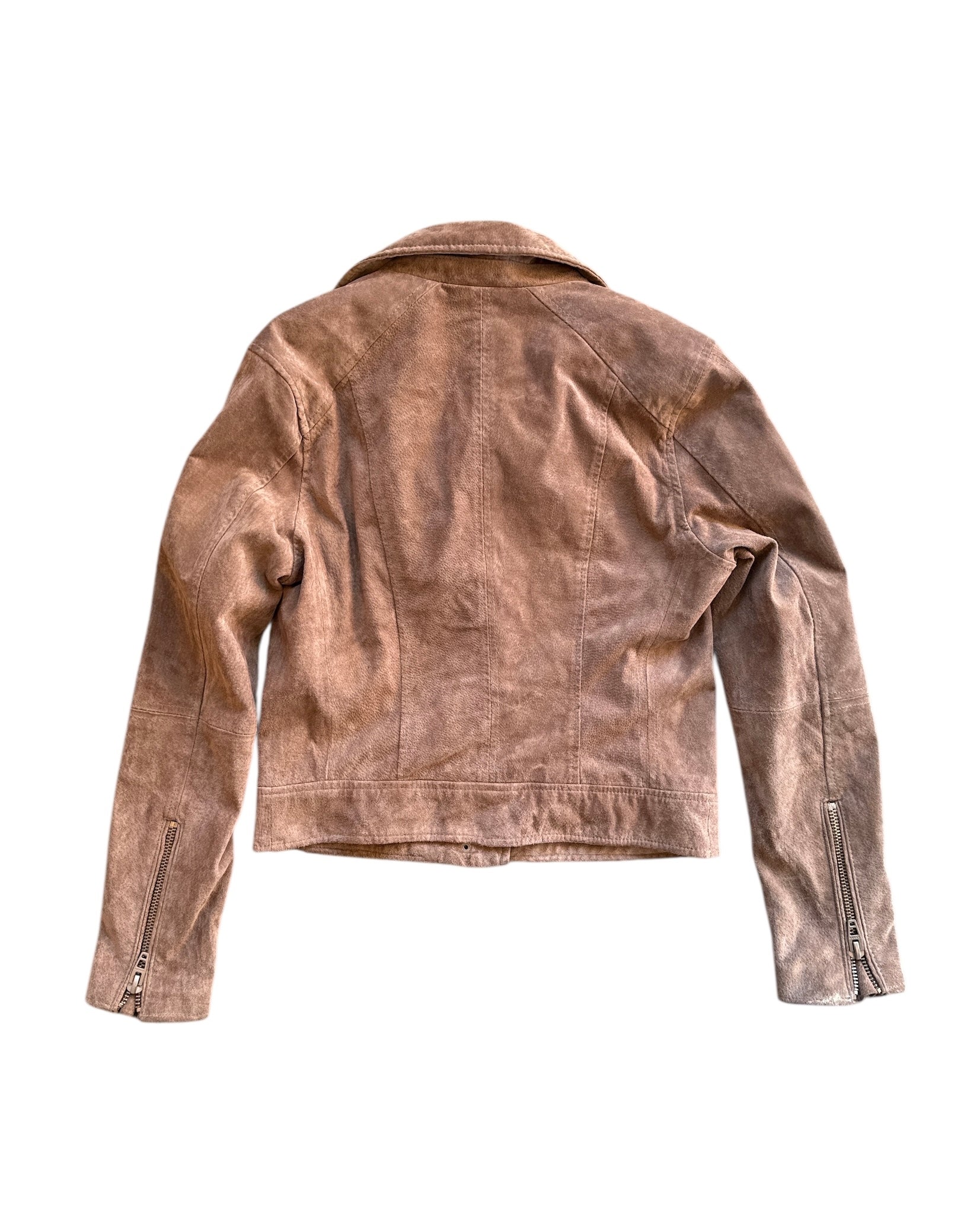 light brown blanknyc leather jacket, s