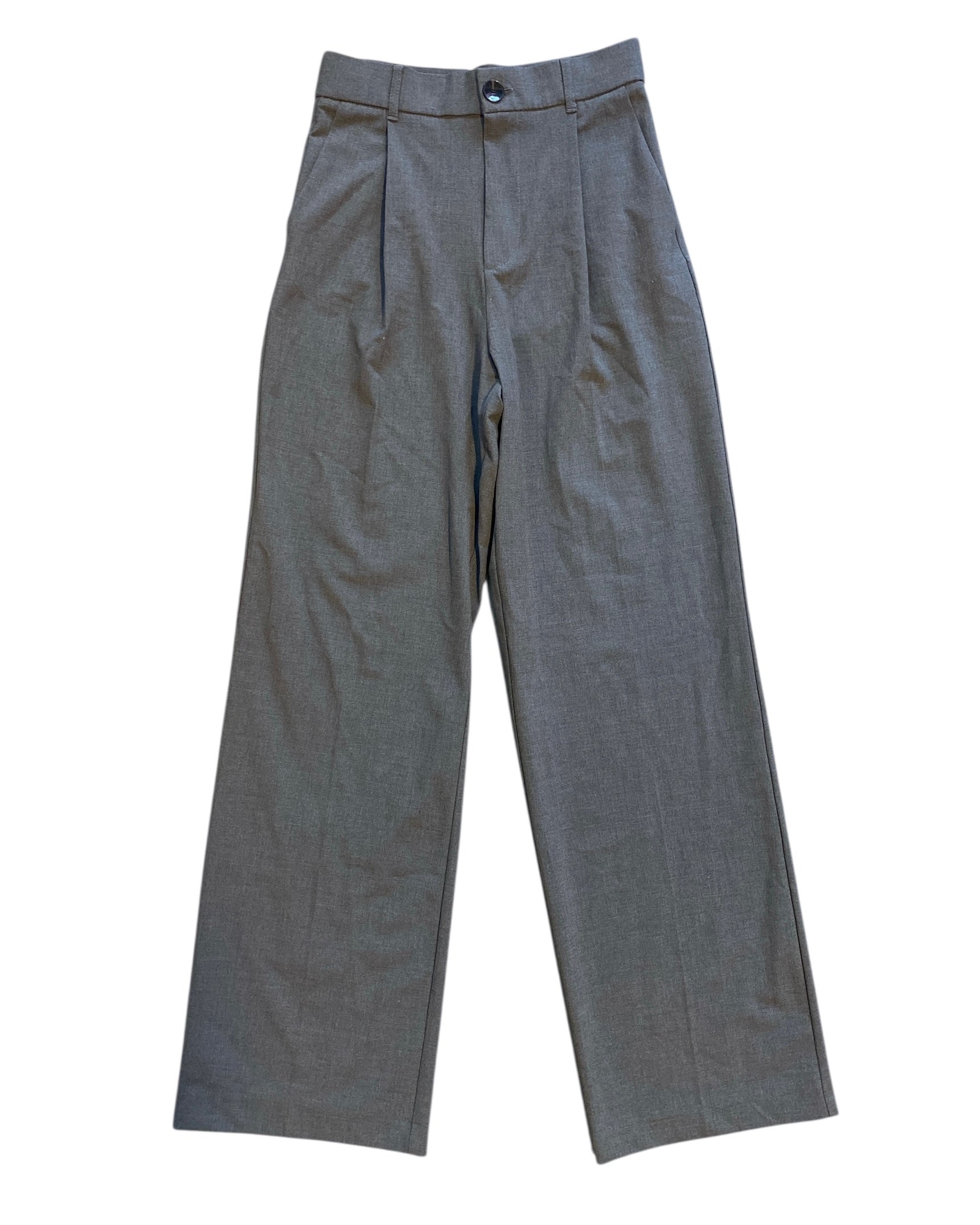 gray zara trousers, xs
