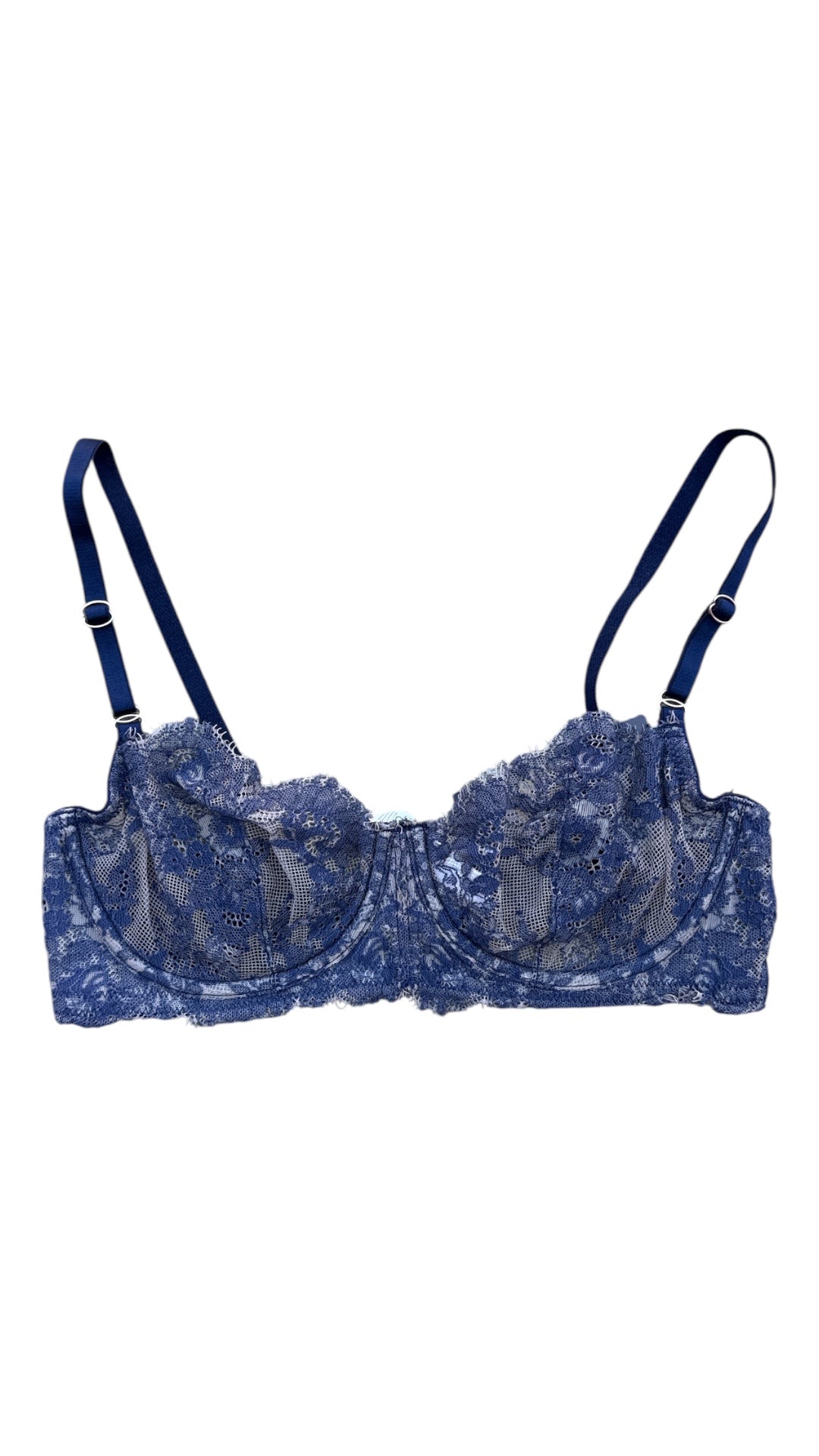 blue skarlett blue lacey bra, 32C