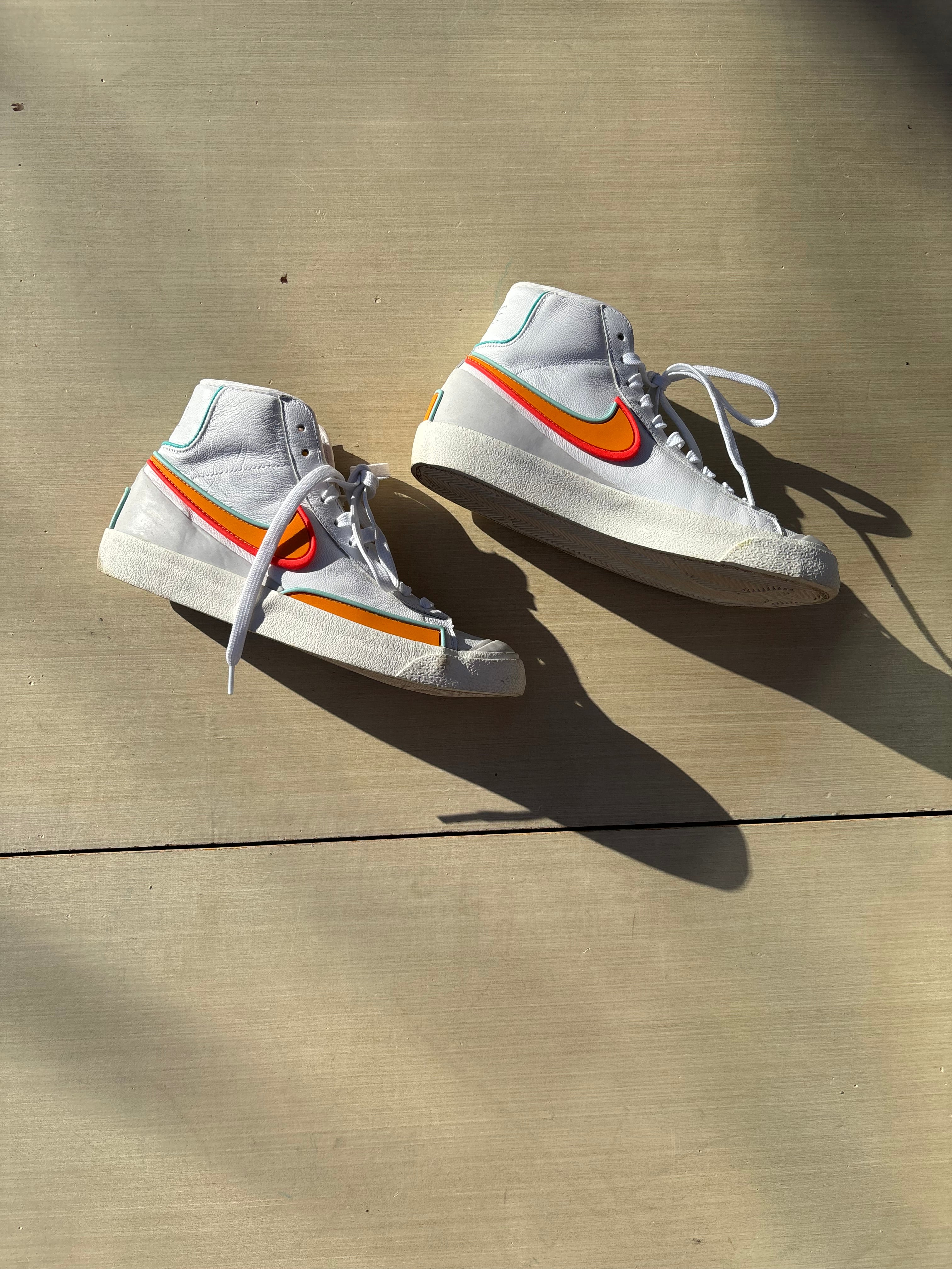 white orange teal nike blazers, 8