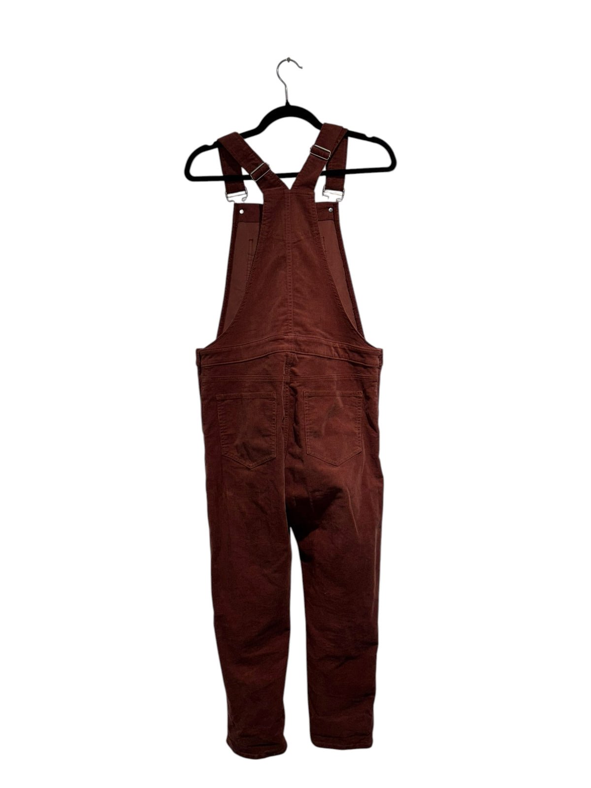 brown gap cord straight leg overalls, s