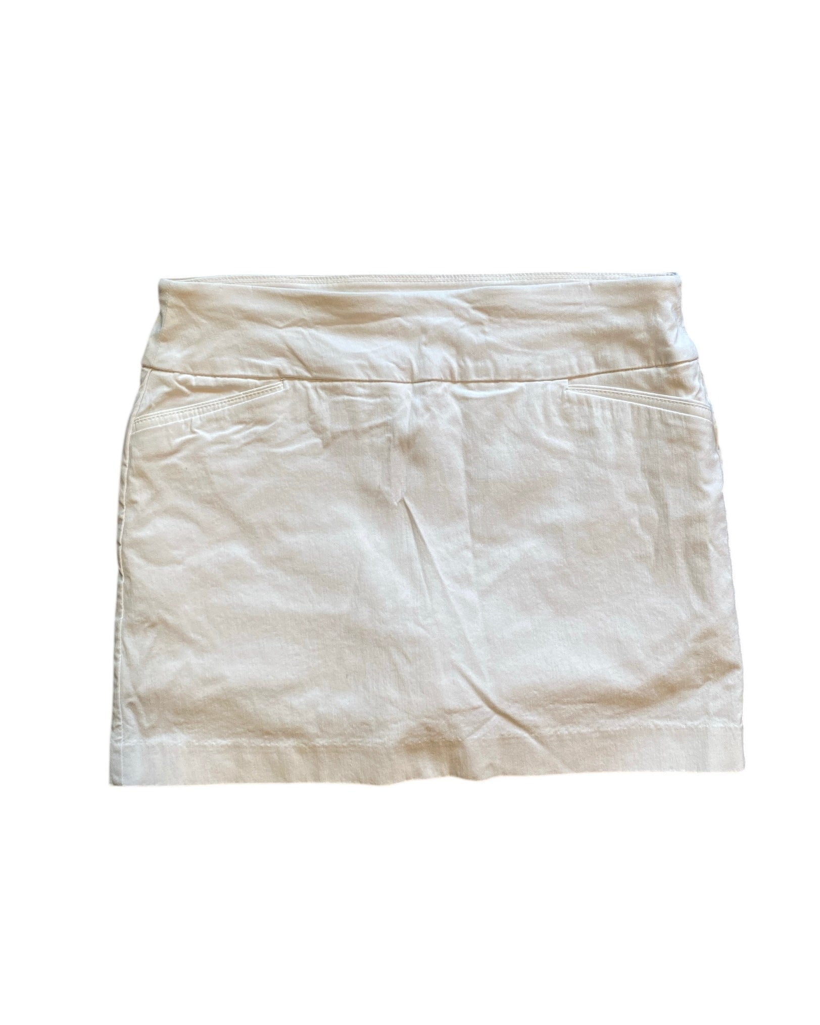white attyre mini basic skort, 2p