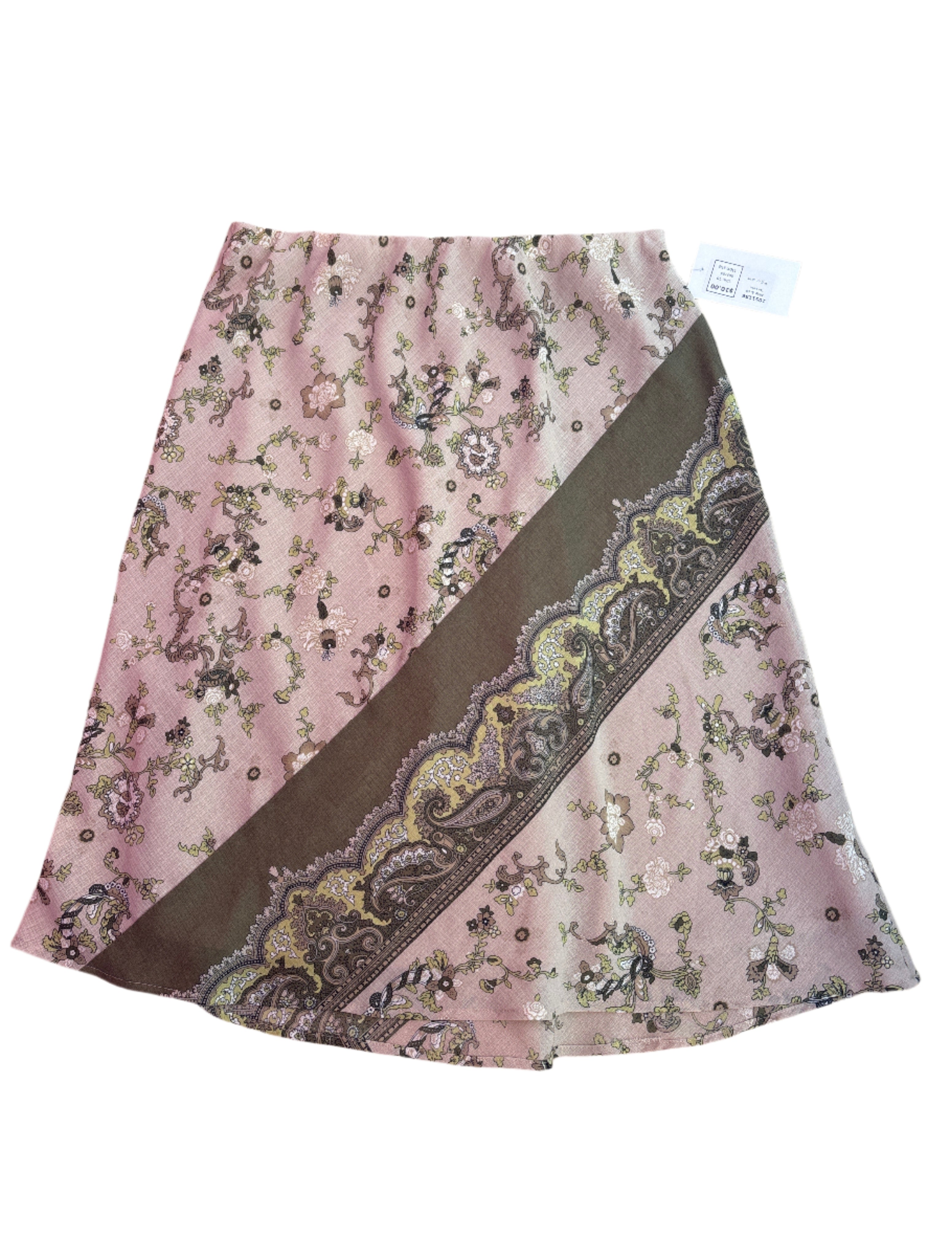 Tan green Nine & co Pull on skirt, 10